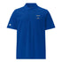 blue pilot shirts short sleeve adidas sport polo with collar and airplane embroidery
