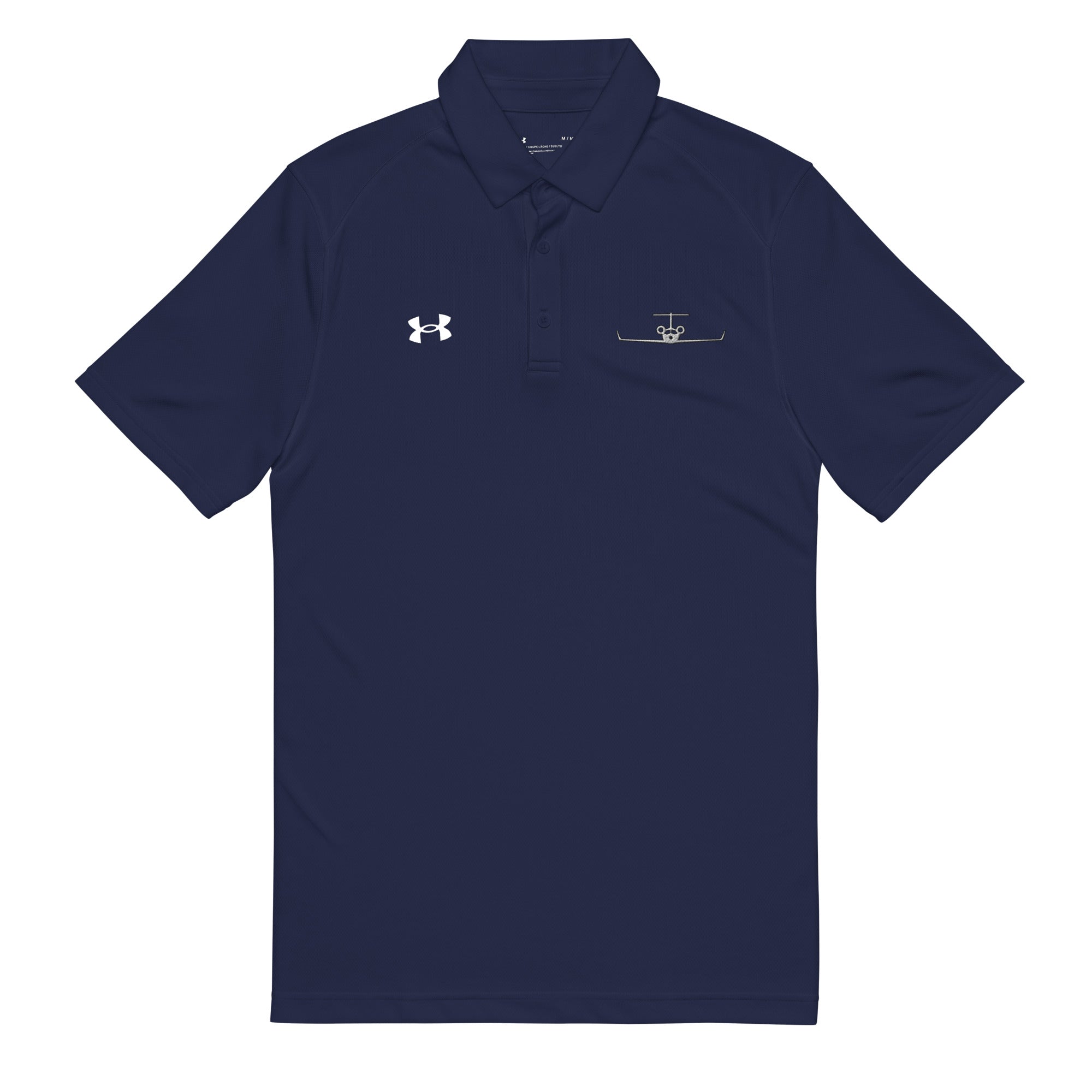 Jet Set Under Armour® men's polo - Prop and Piston
