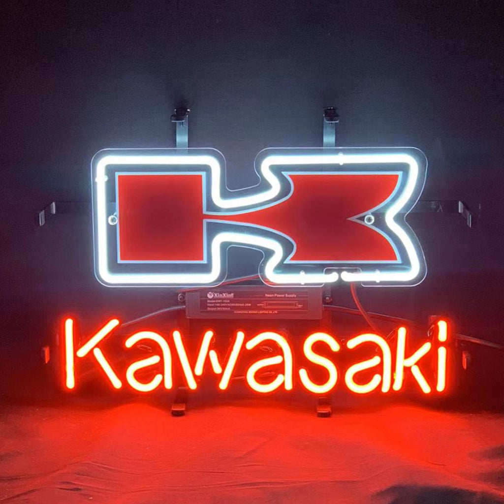 Kawasaki Beer Neon Signs Light - Prop and Piston