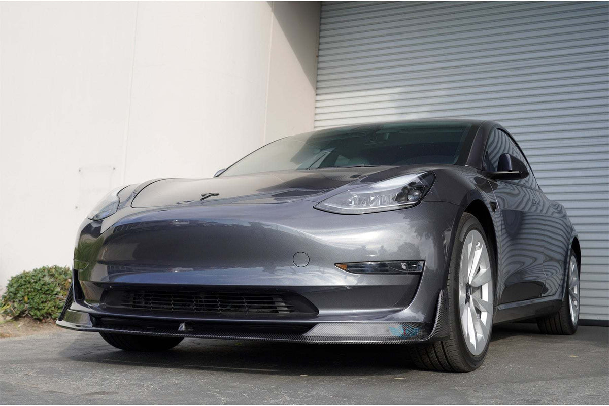 FYBR Tesla Model 3 VSX Genuine Carbon Fiber Front Lip