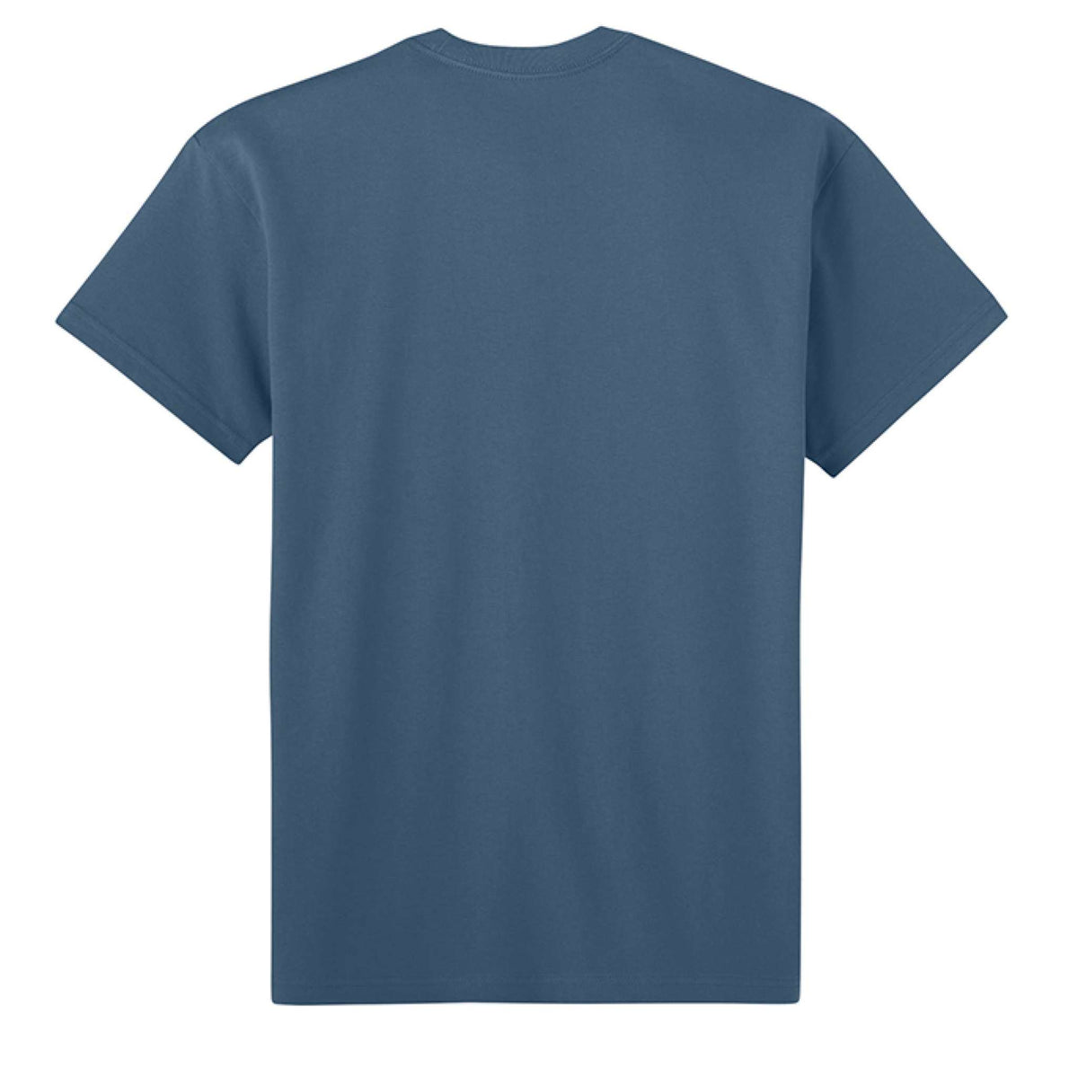 Next Level Apparel heavyweight unisex gray t-shirt with relaxed fit and double-needle hem