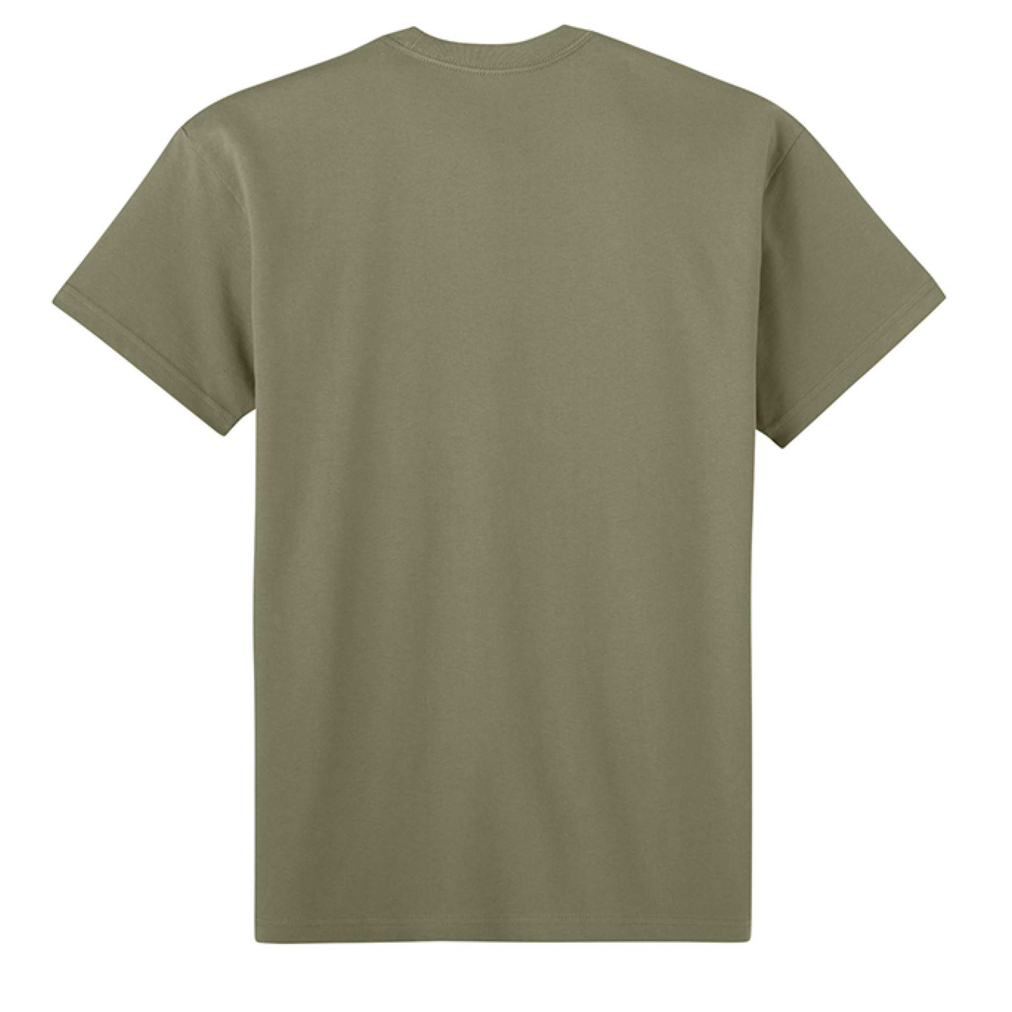 Next Level Apparel unisex heavyweight t-shirt in heather gray with relaxed fit and double-needle hem