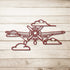 Prop and Clouds metal wall art Prop and Clouds - Prop and Piston