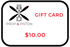 Prop and Piston Gift Card valued at $10 for aviation products and gifts
