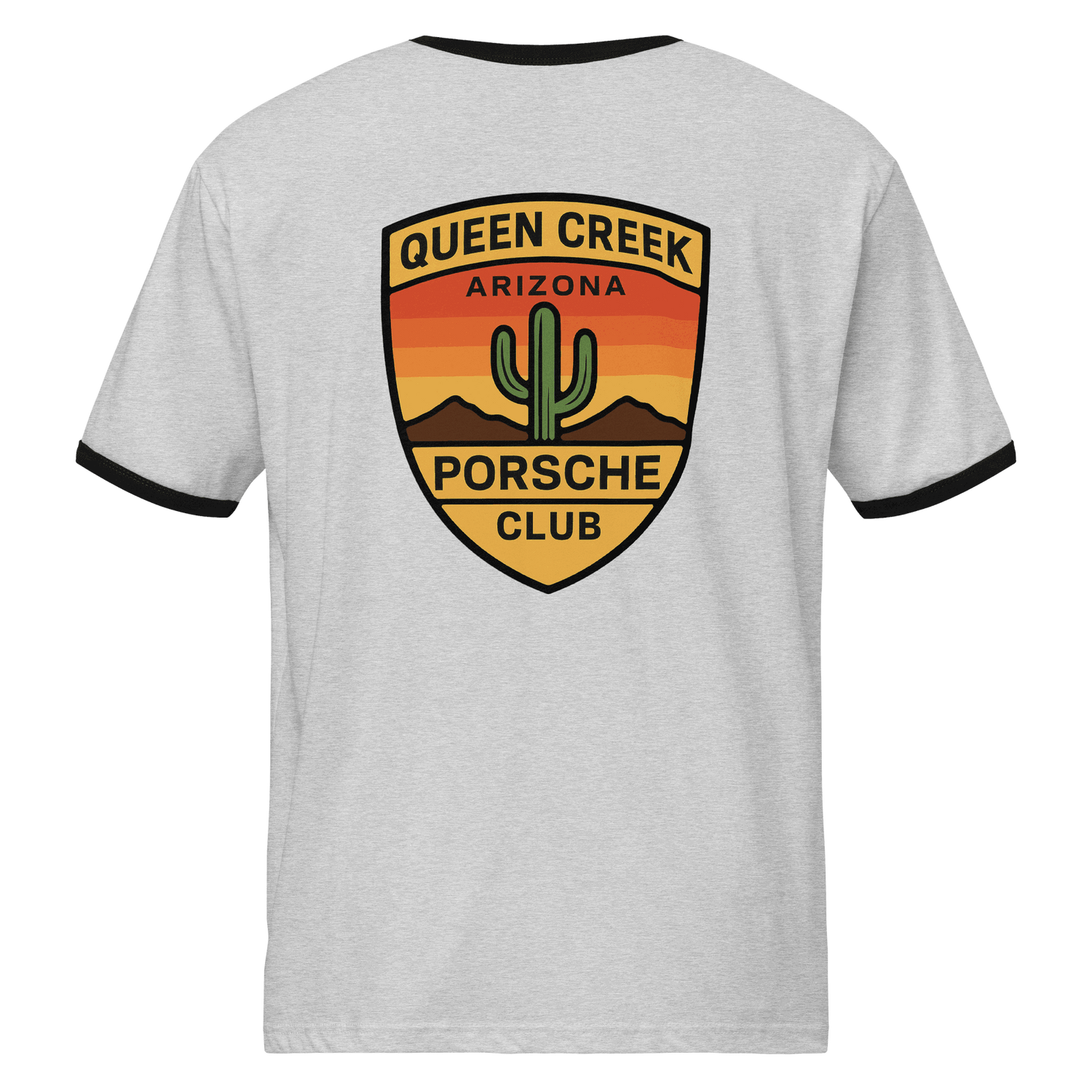 Queen Creek PCAR Club ringer t-shirt - Prop and Piston
