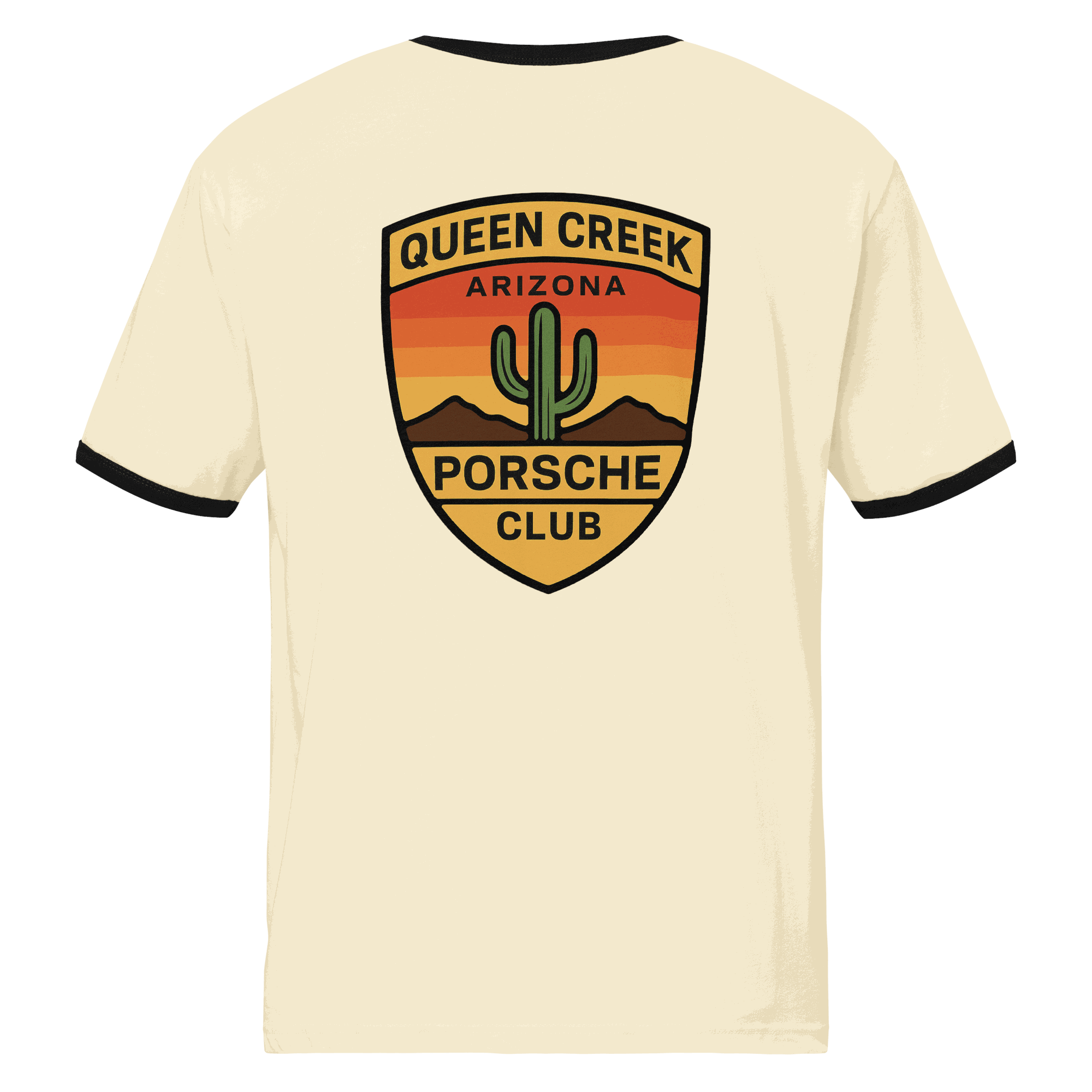 Queen Creek PCAR Club ringer t-shirt - Prop and Piston