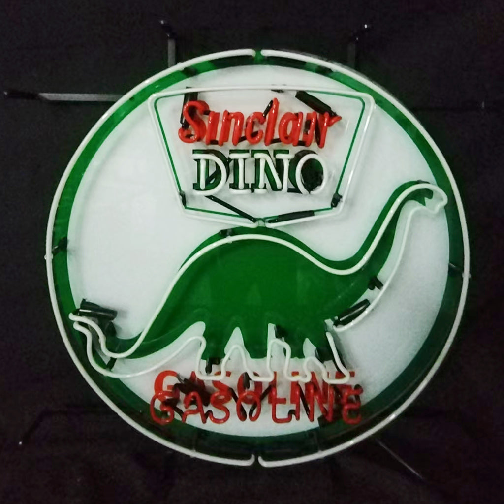 Sinclair Dino Gasoline Neon Signs Light - Prop and Piston