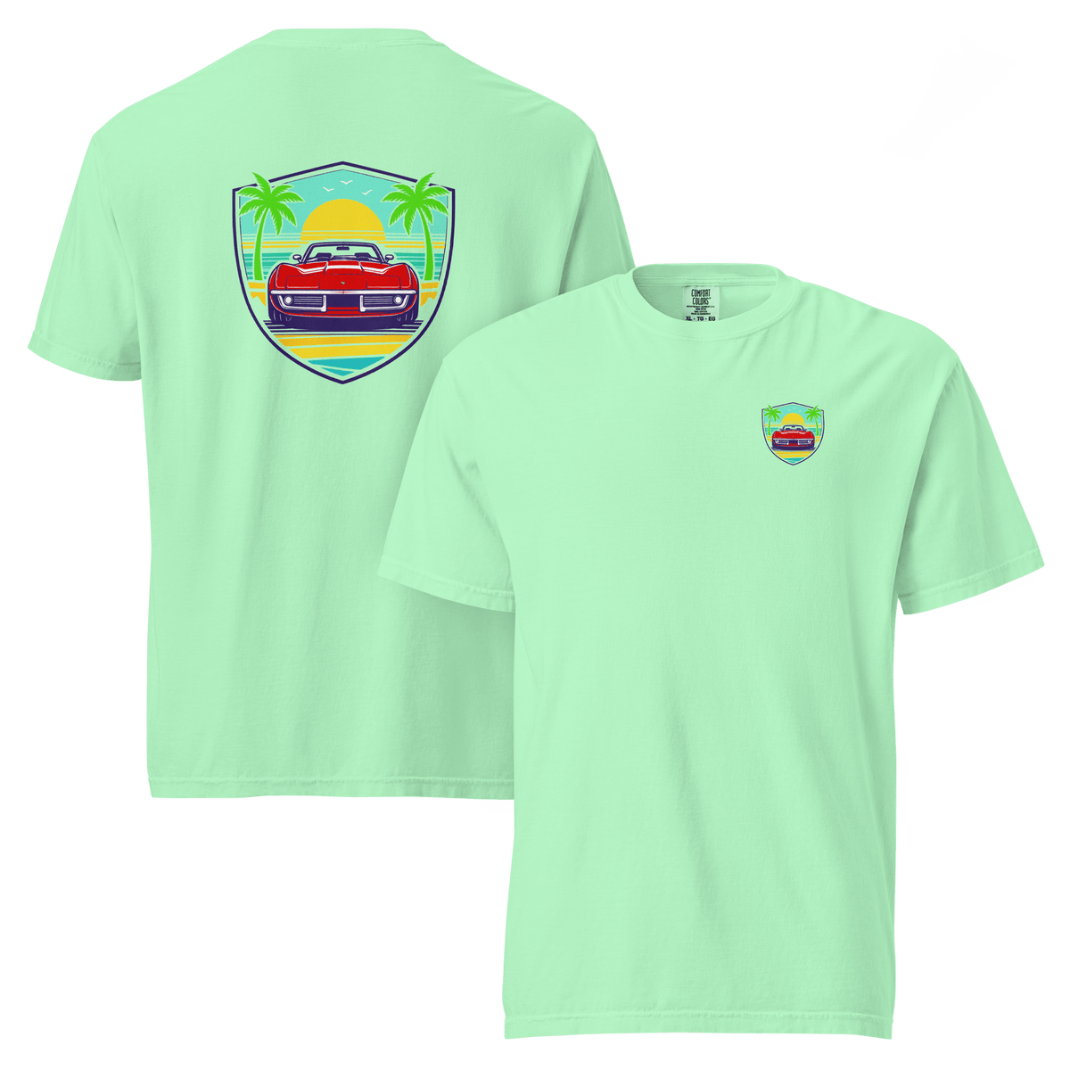 Summer Corvette T-Shirt - Prop and Piston