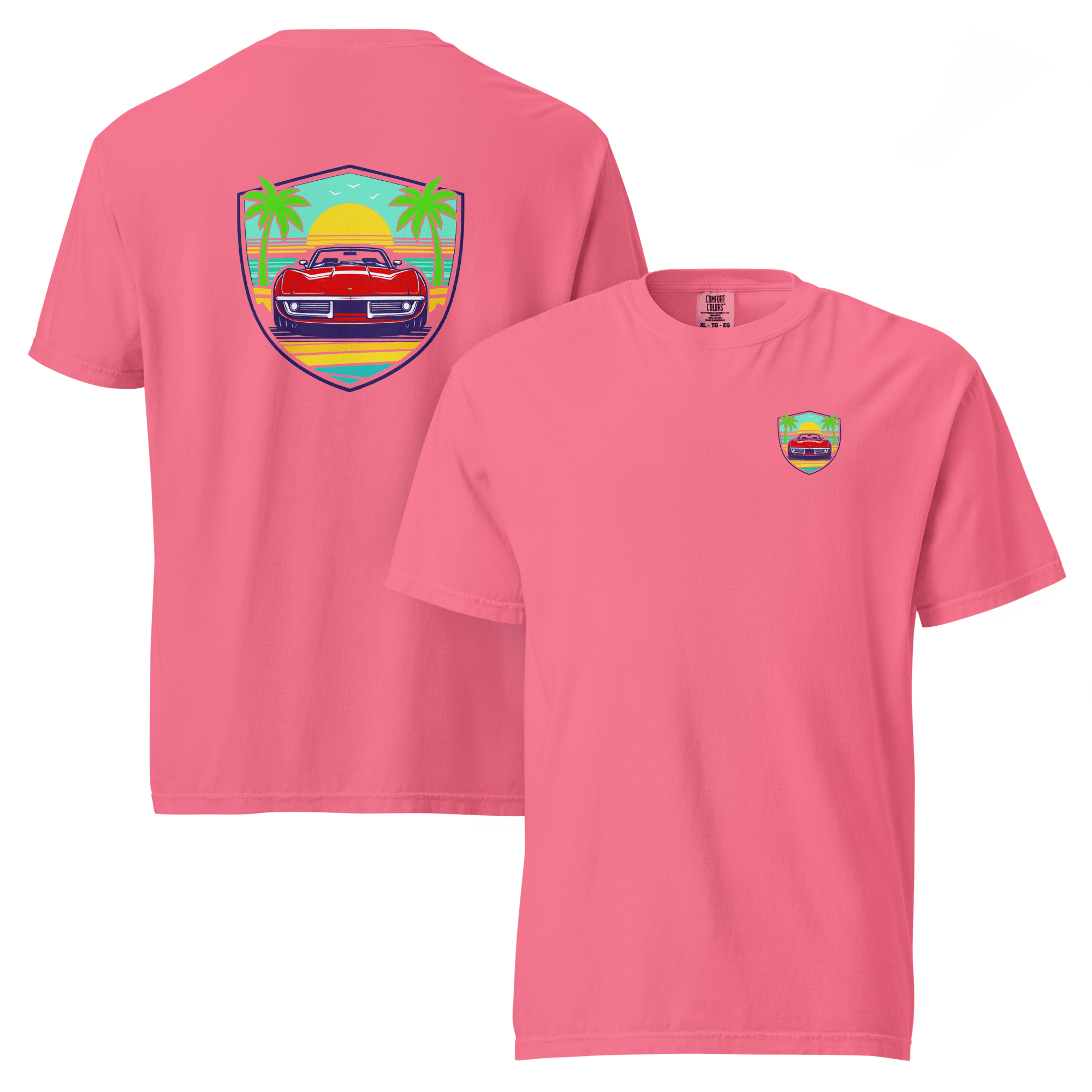 Summer Corvette T-Shirt - Prop and Piston