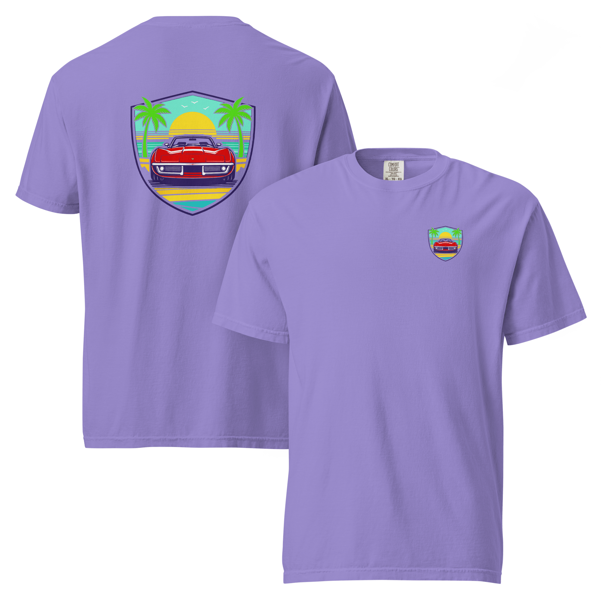 Summer Corvette T-Shirt - Prop and Piston