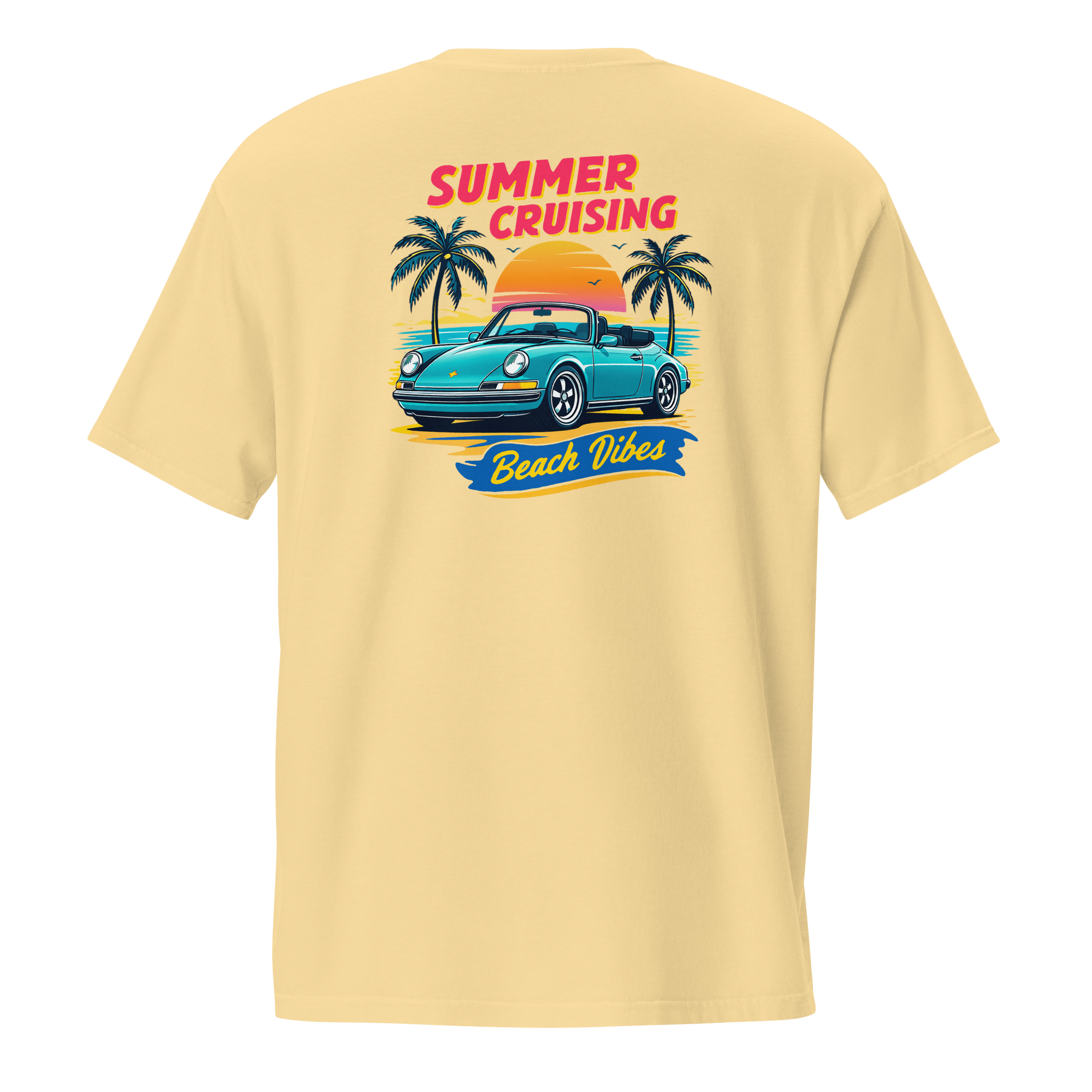 Summer Vibes pocket t-shirt - Prop and Piston