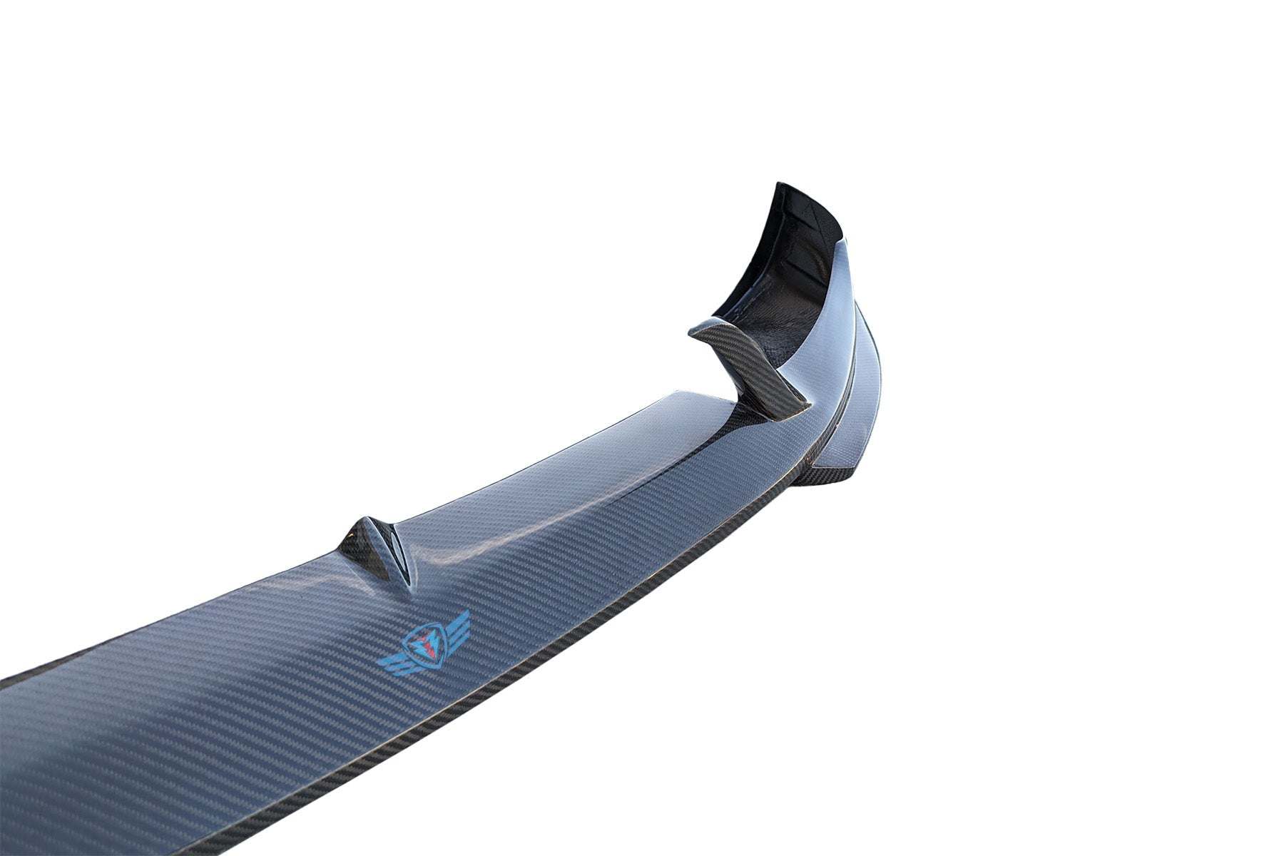 Tesla Model Y Genuine Carbon Fiber SHX Front Lip | FYBR Aerodynamics - Prop and Piston
