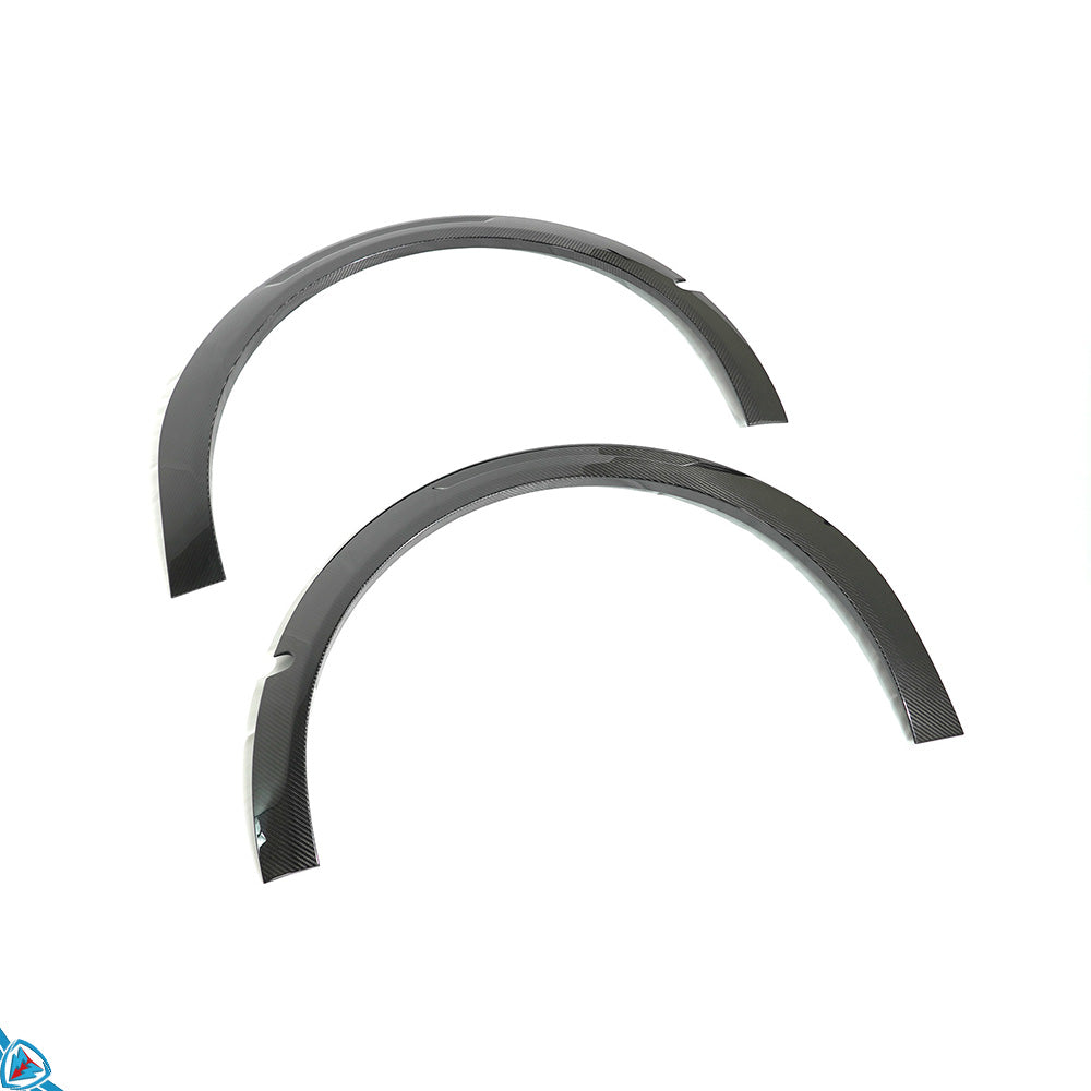 Tesla Model Y SDX Dry Carbon Fiber Fender Flares | FYBR Aerodynamics