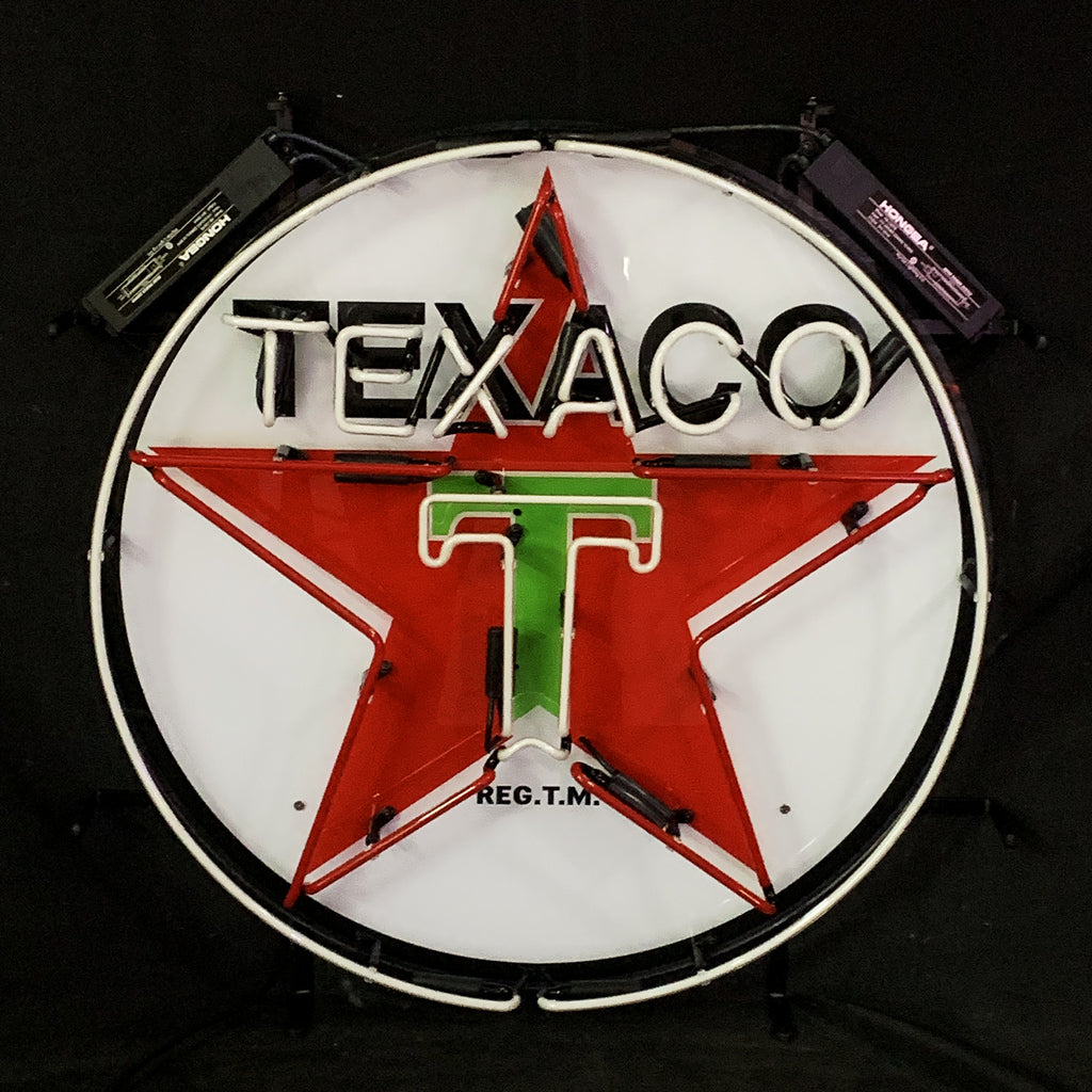 Texaco Gasoline Neon Signs Light - Prop and Piston