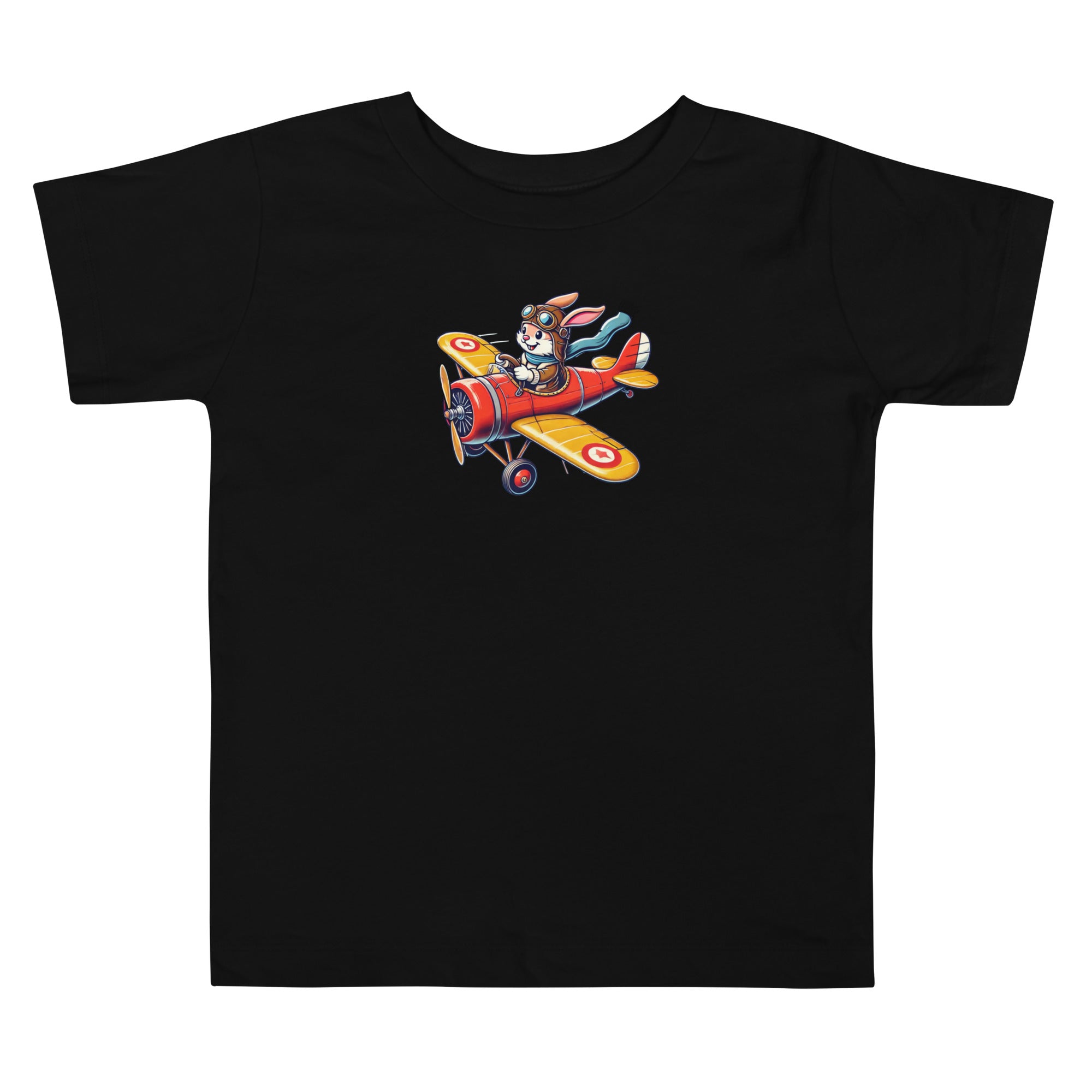 Toddler Short Sleeve Tee Flying Bunny - Prop and Piston