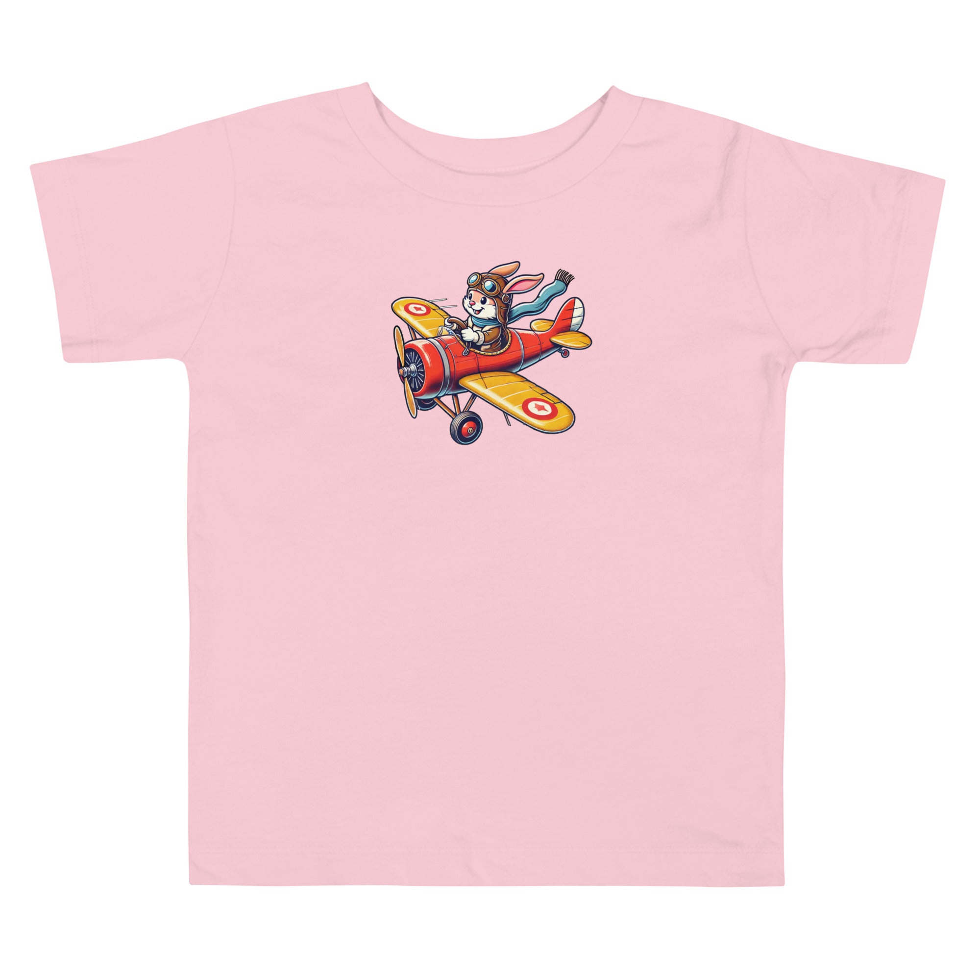 Toddler Short Sleeve Tee Flying Bunny - Prop and Piston