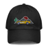 Corvette Sunset Cap C1 Emblem Embroidered Automotive Hat Yellow