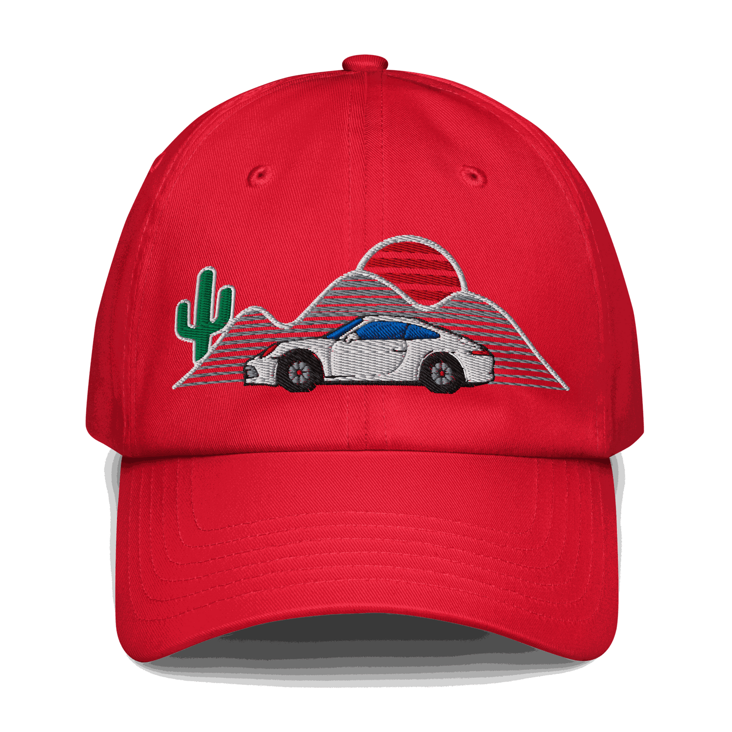 Retro classic car sunset baseball hat | Vintage Car & Road Trip Style