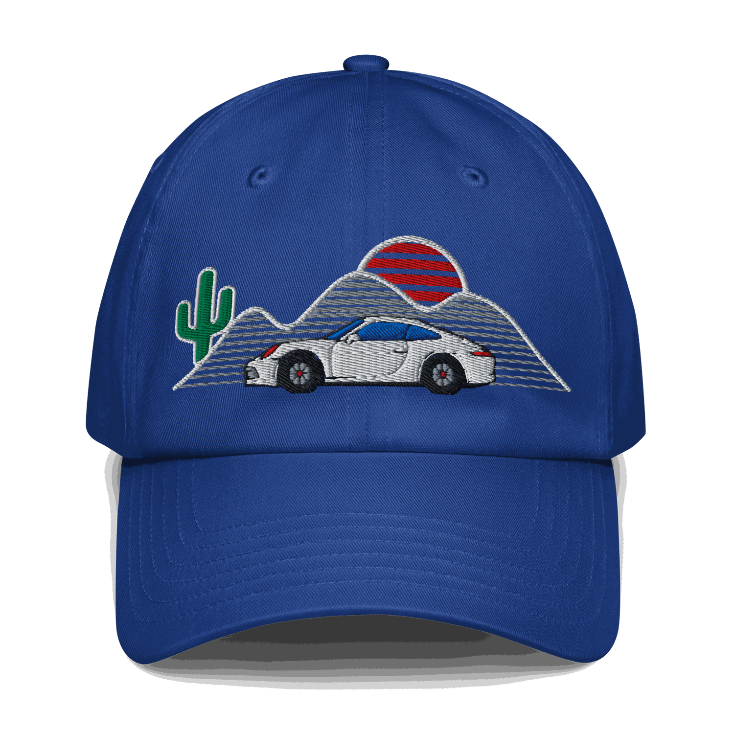 Retro classic car sunset baseball hat | Vintage Car & Road Trip Style