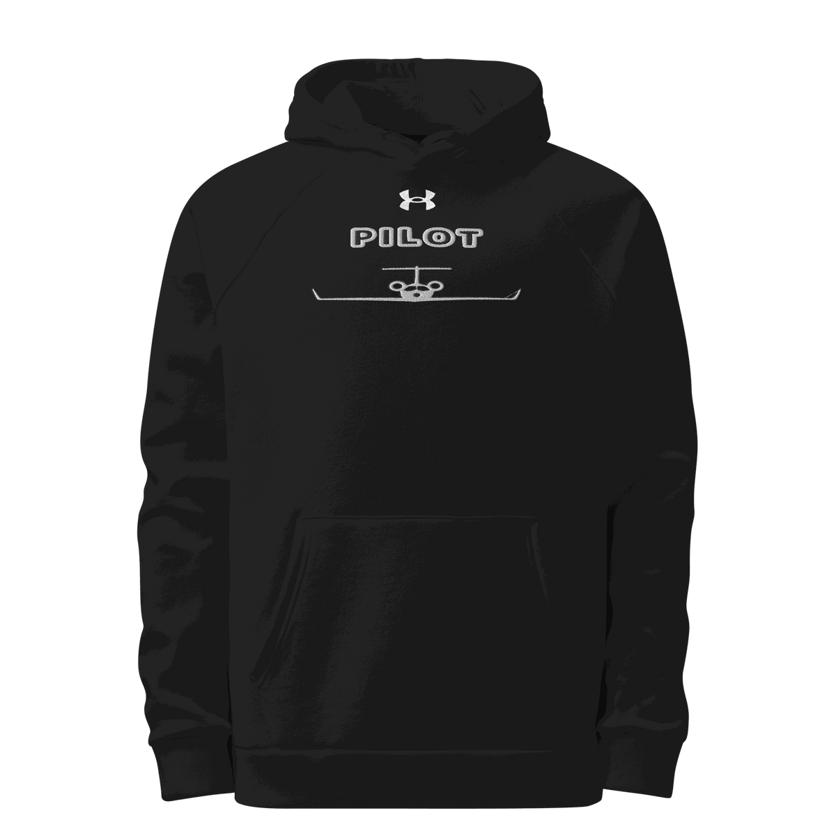 Under Armour Pilot hoodie soft fleece with relaxed fit and embroidered logo