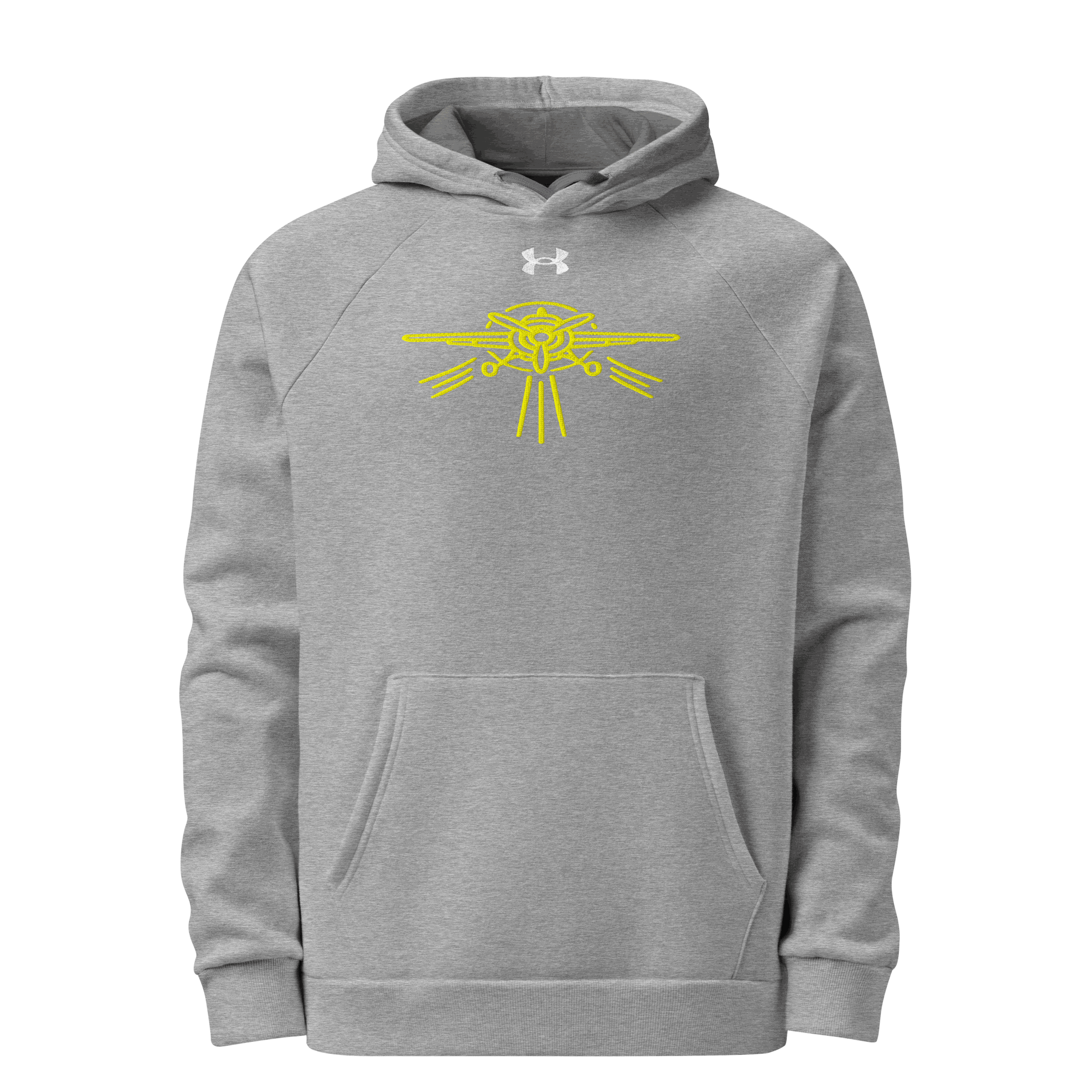Prop Plane Under Armour® hoodie in soft fleece with embroidered logo and relaxed fit