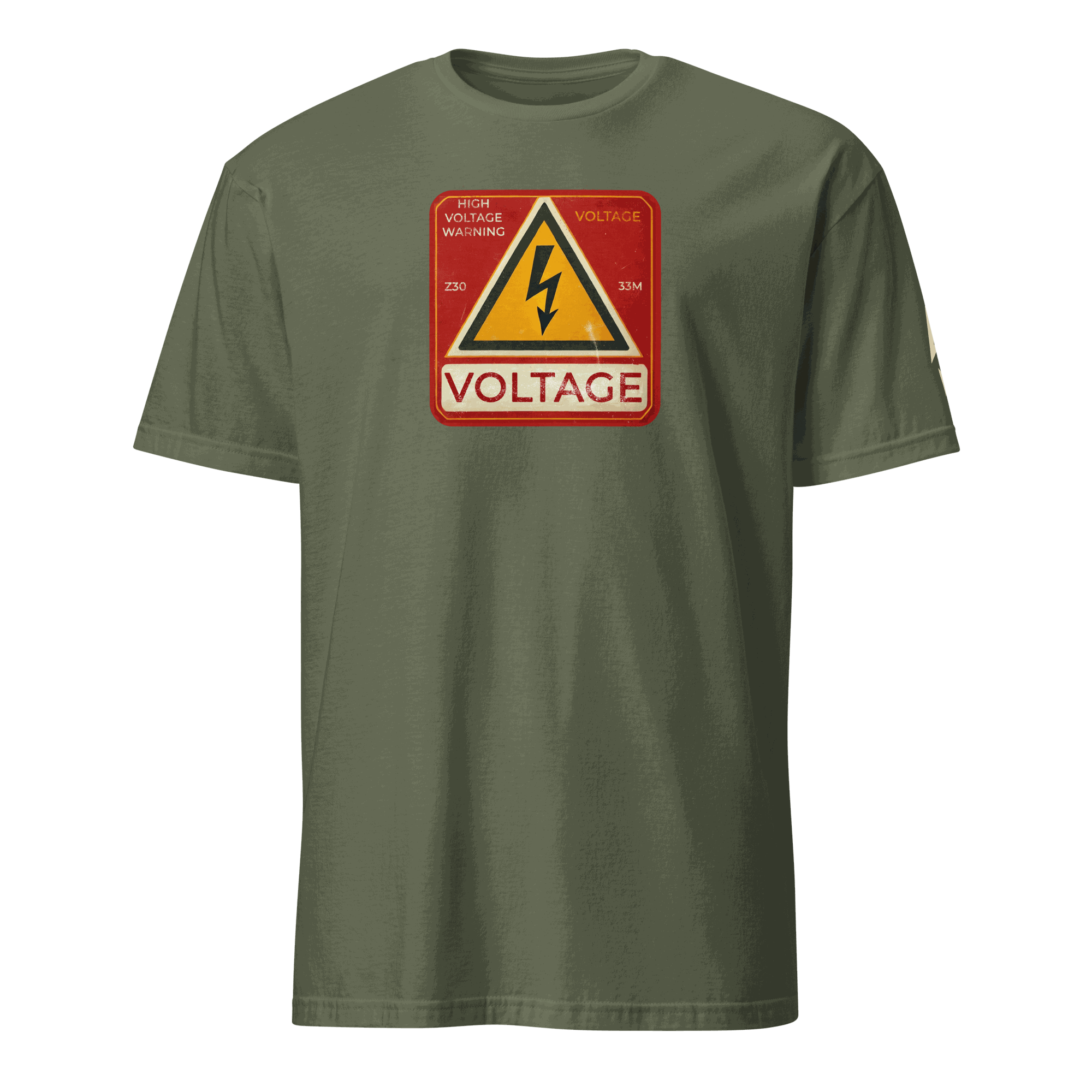 High Voltage Warning Sign T-shirt