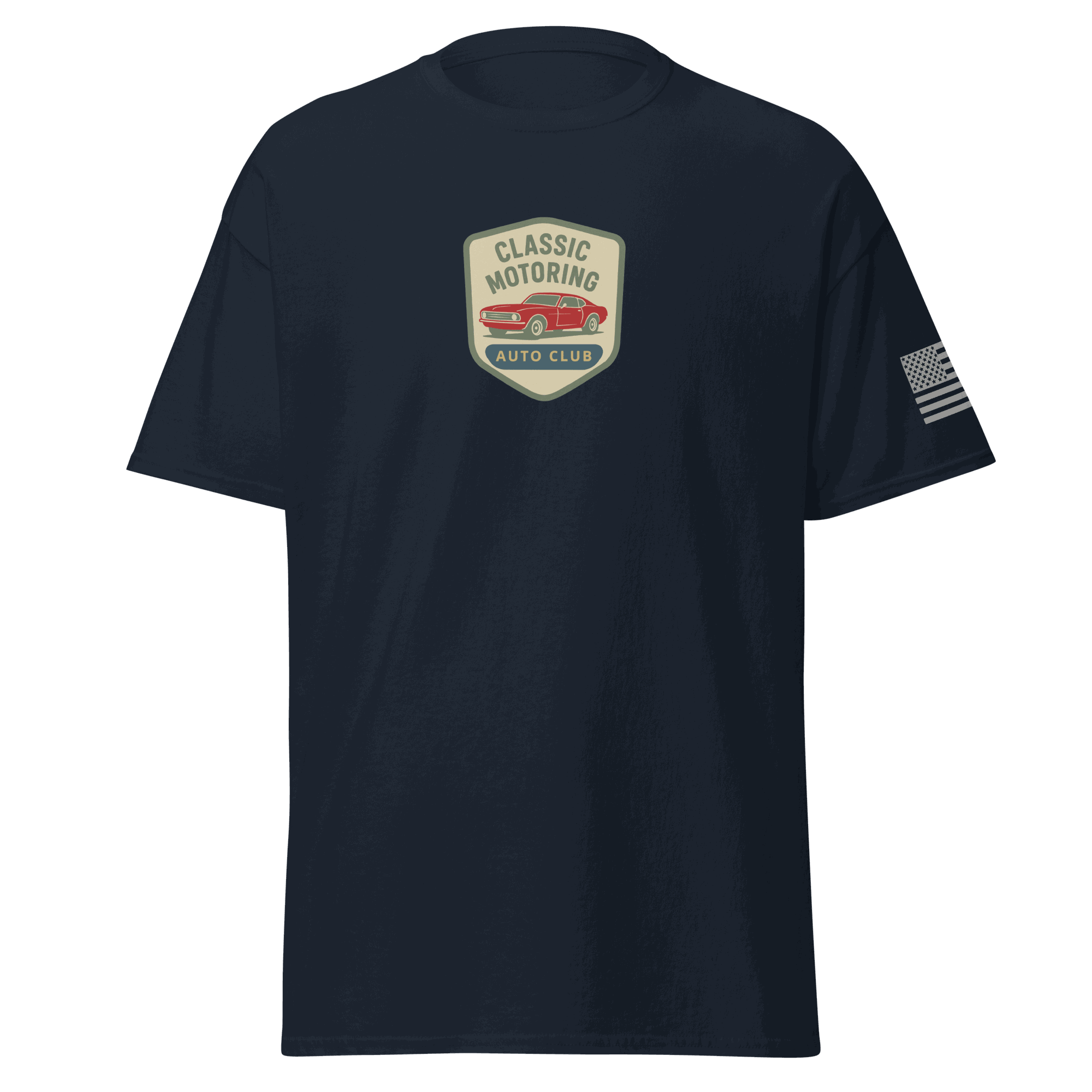 Product mockup Classic Motoring cotton t-shirt - Unisex, Trendy & Comfortable Tee