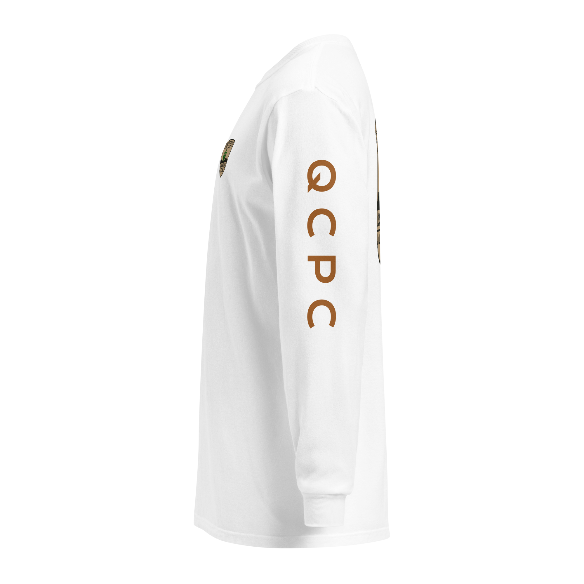 Queen Creek Pcar Club long sleeve shirt with bold logo and relaxed fit