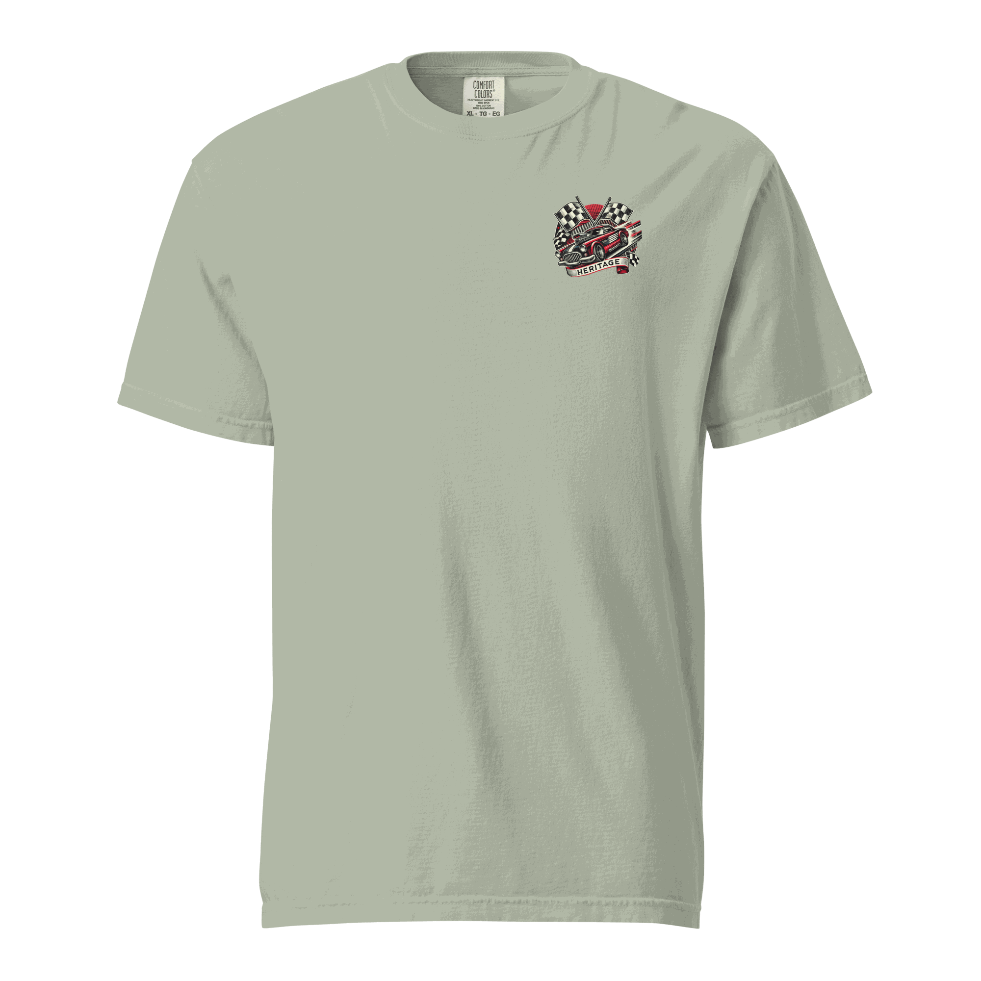 Heritage Classic Car unisex heavyweight cotton t-shirt with relaxed fit and durable stitching