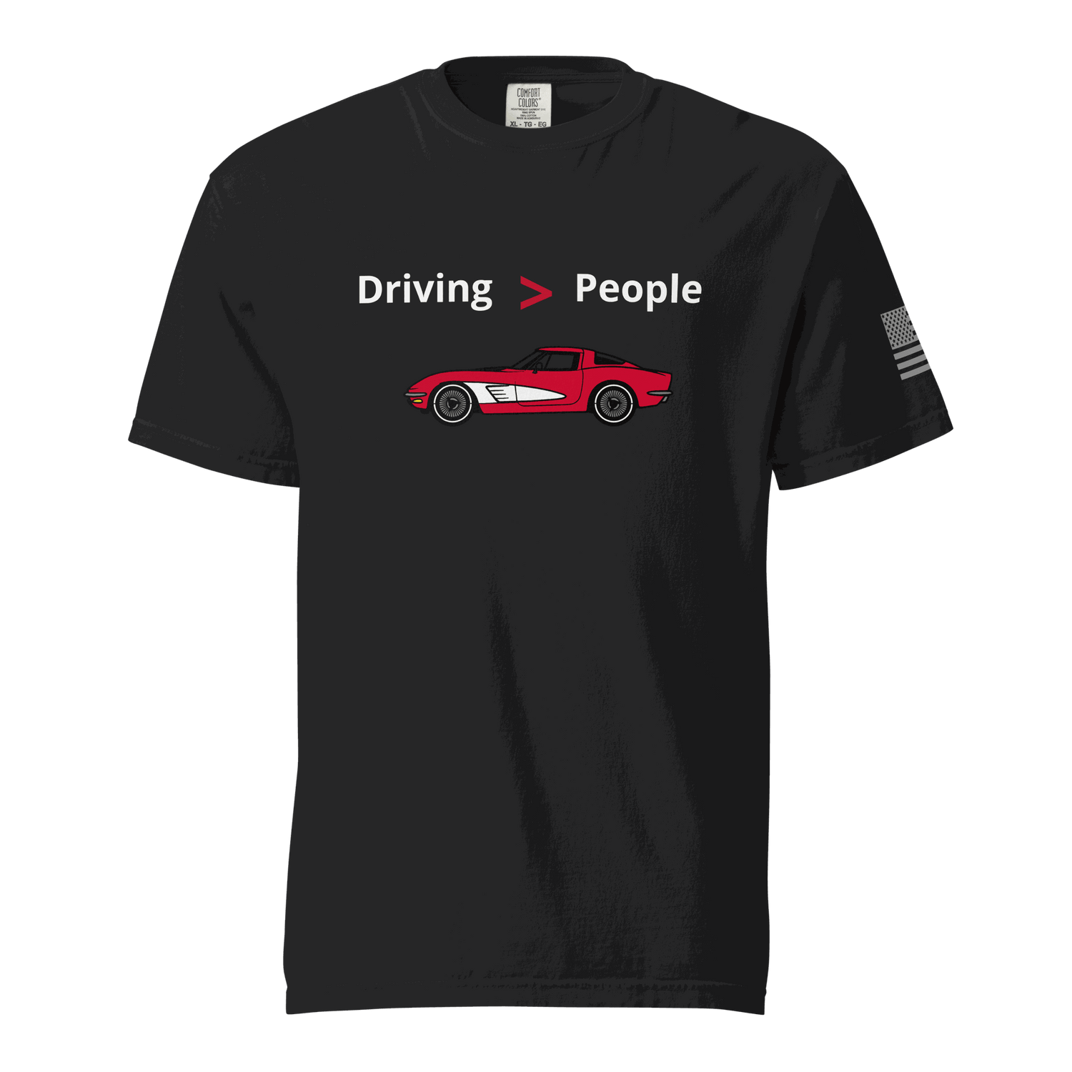 Funny car lover t-shirt Driving Is Better Than People T-Shirt