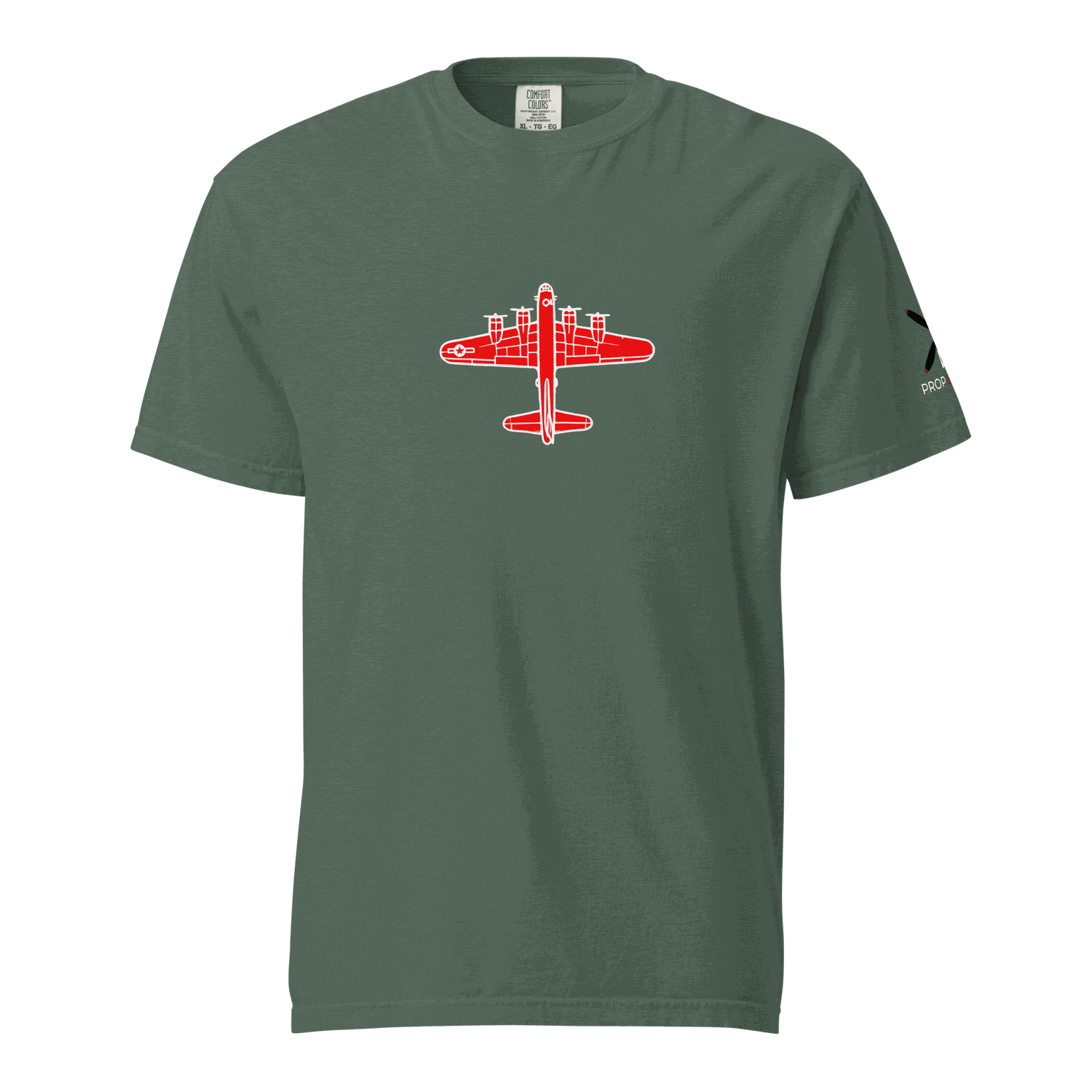 WW2 T-shirt Green Bomber