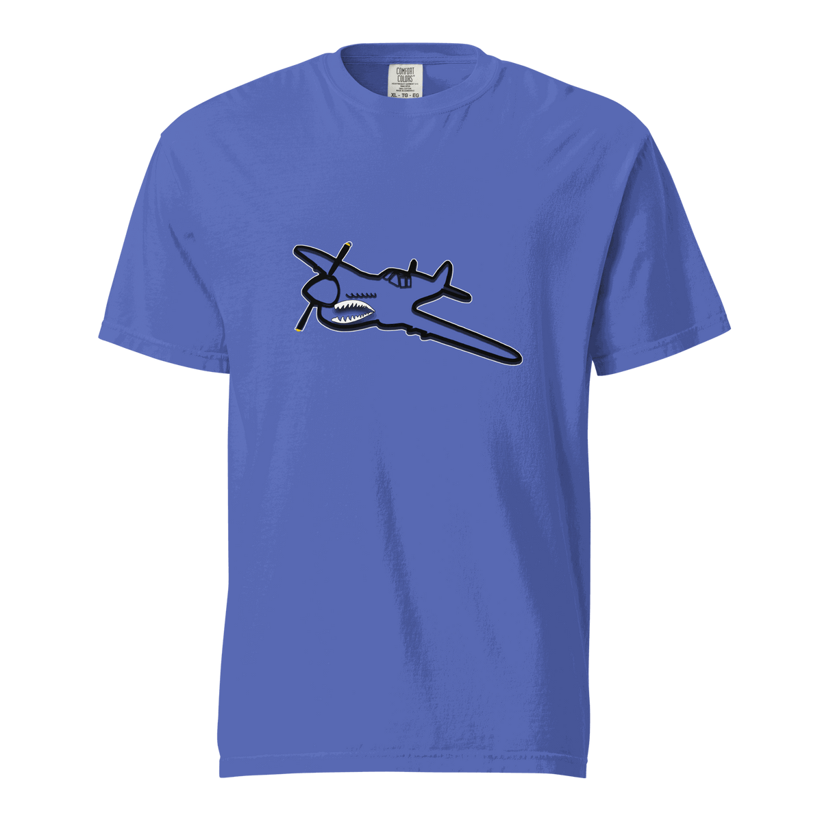 Unisex heavyweight Fighter SP t-shirt made of 100% ring-spun cotton with durable double-needle stitching and relaxed fit