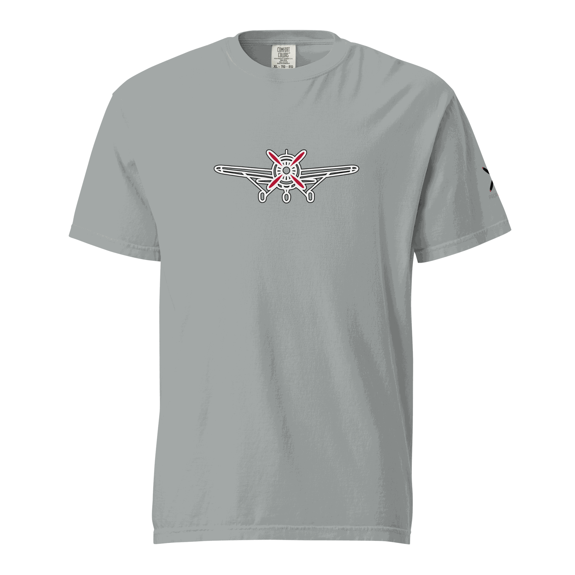 Plane 5 thick structured tee made of 100% ring-spun cotton with relaxed fit and durable double-needle stitching