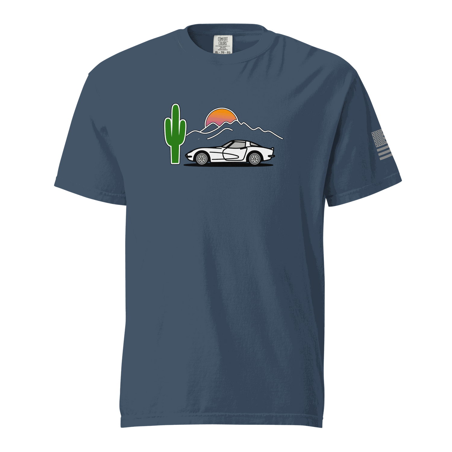 corvette t-shirt vintage Corvette sunset t‑shirt