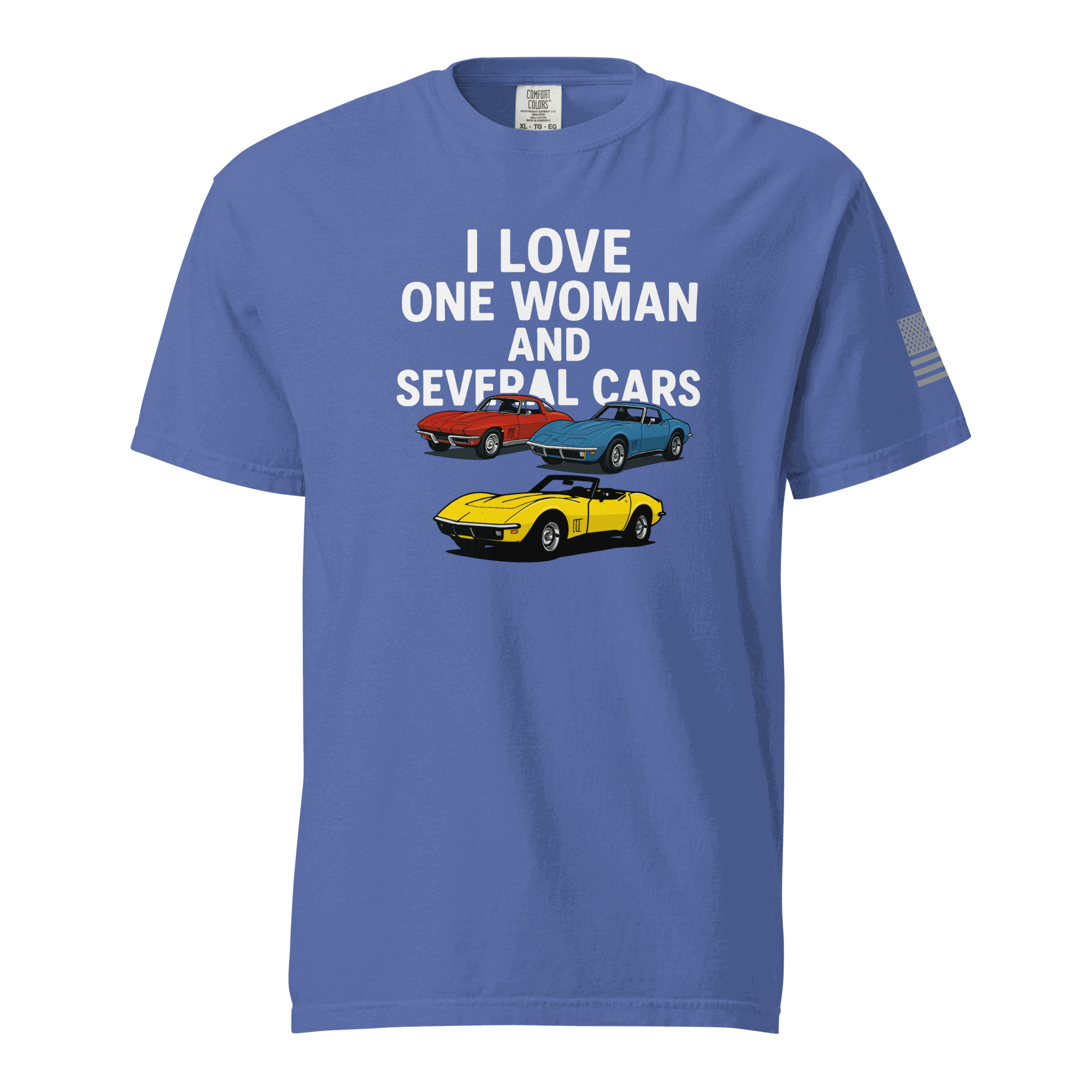 Funny t-shirt Love one woman several cars t-shirt Car Guy Gift