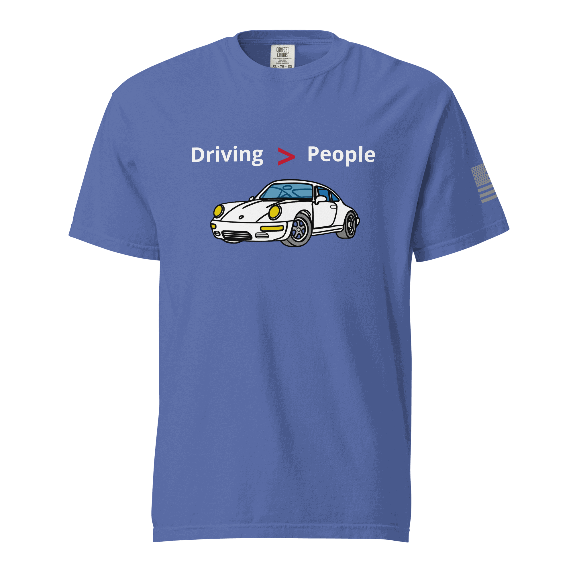 Unisex Car T-shirt with bold graphic print, soft breathable cotton, and classic fit for everyday wear