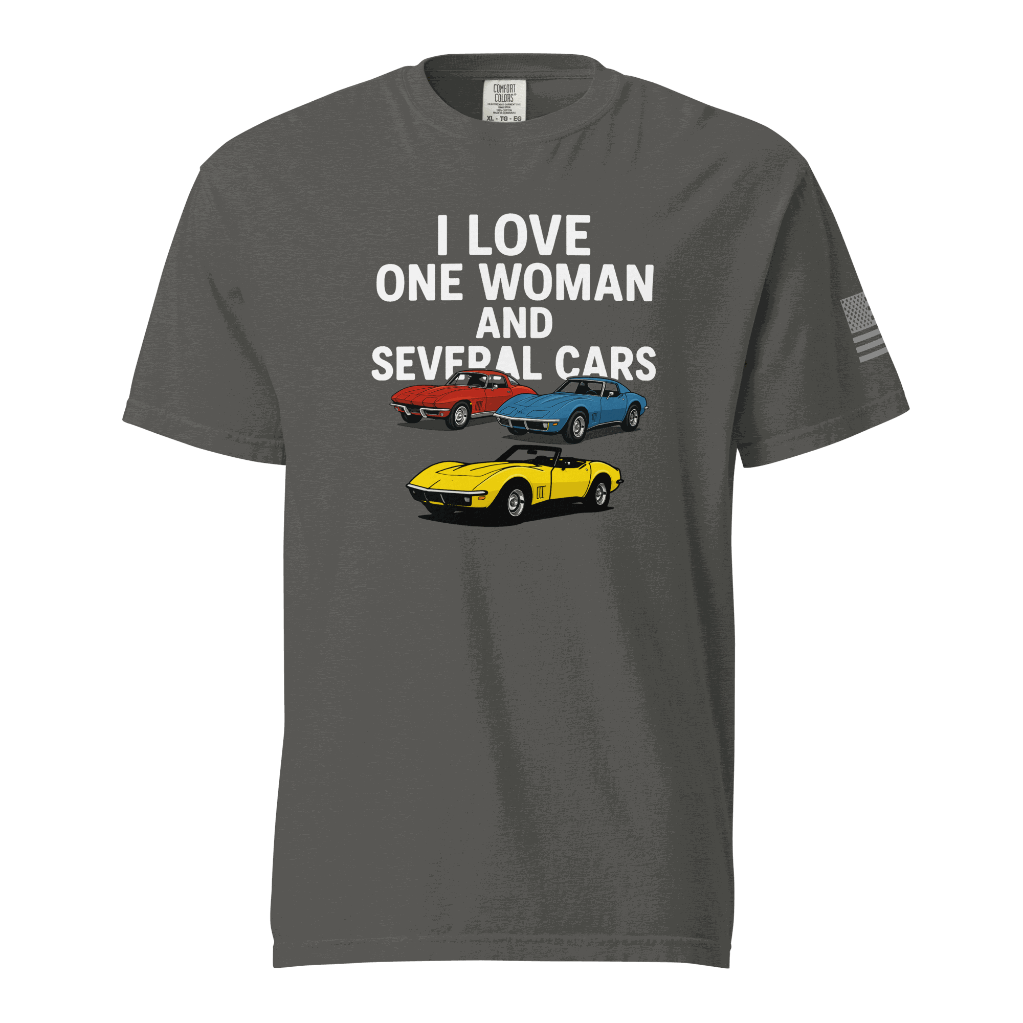Funny t-shirt Love one woman several cars t-shirt Car Guy Gift
