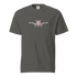 Charcoal Plane 5 thick structured tee with front airplane graphic, made of 100% ring-spun cotton, heavyweight and breathable