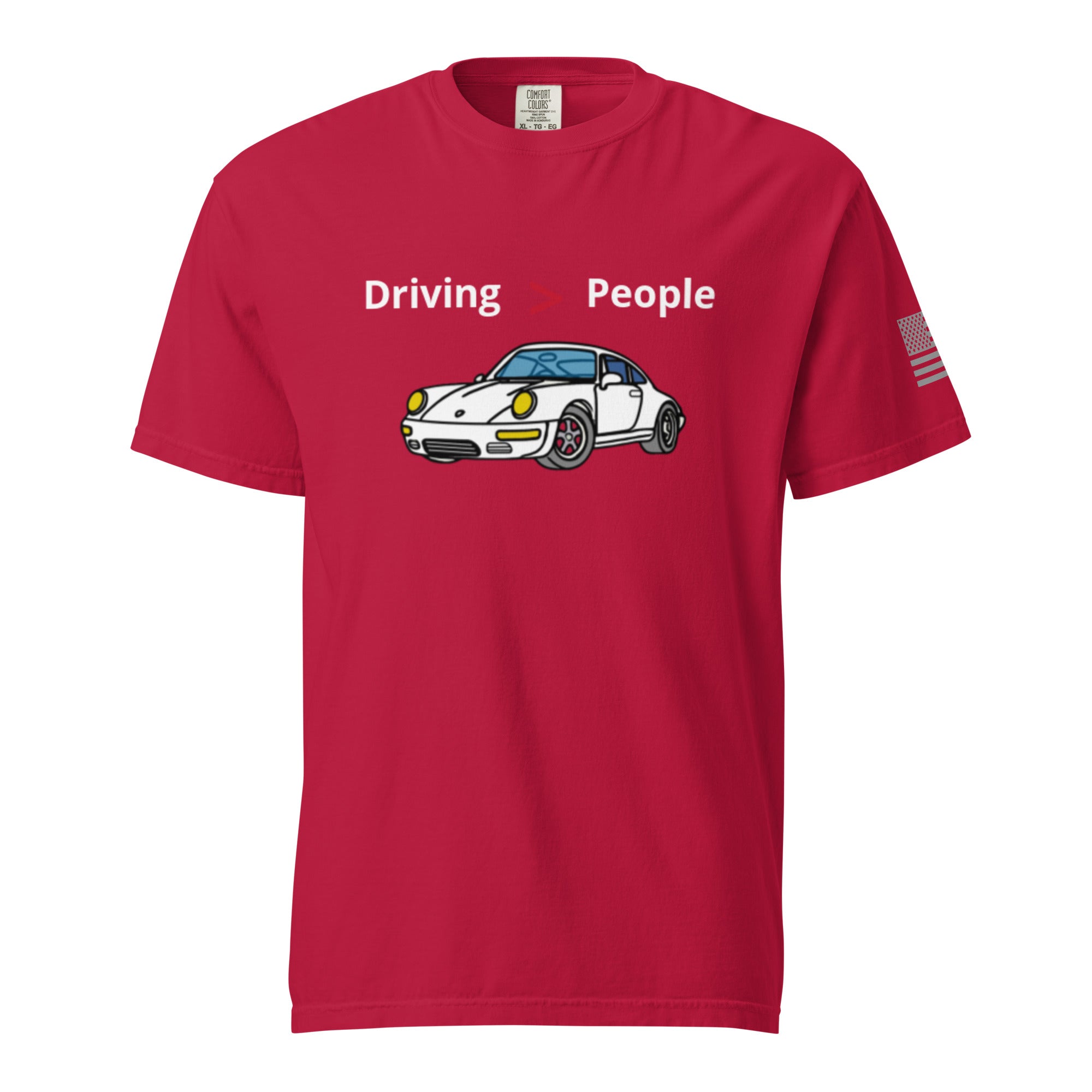 Funny unisex car lover graphic tee