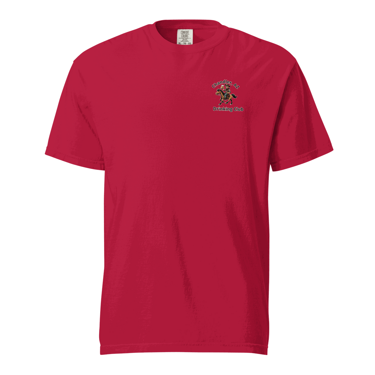 Custom City Cowboy Horse Beer unisex heavyweight t-shirt made of 100% ring-spun cotton with relaxed fit and durable stitching