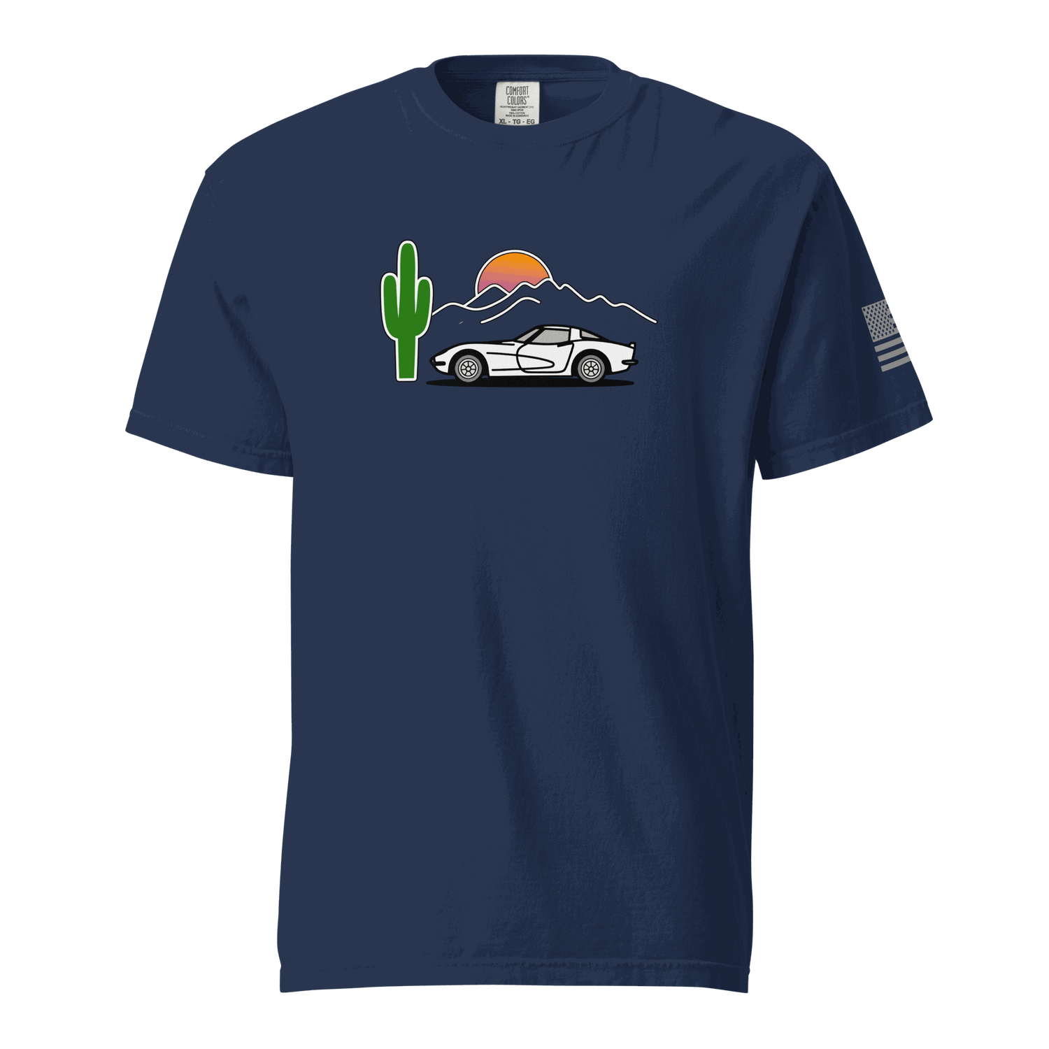 corvette t-shirt vintage Corvette sunset t‑shirt