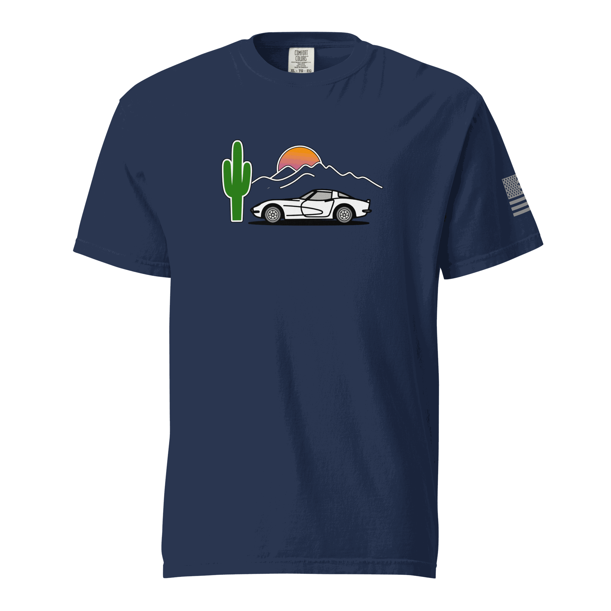 corvette t-shirt vintage Corvette sunset t‑shirt