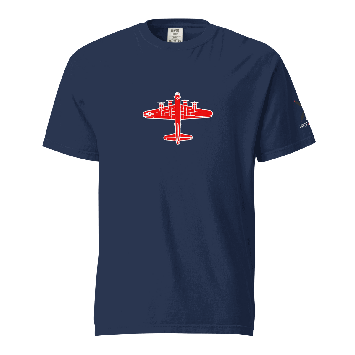 WW2 T-shirt Bommer unisex heavyweight cotton aviation style tee