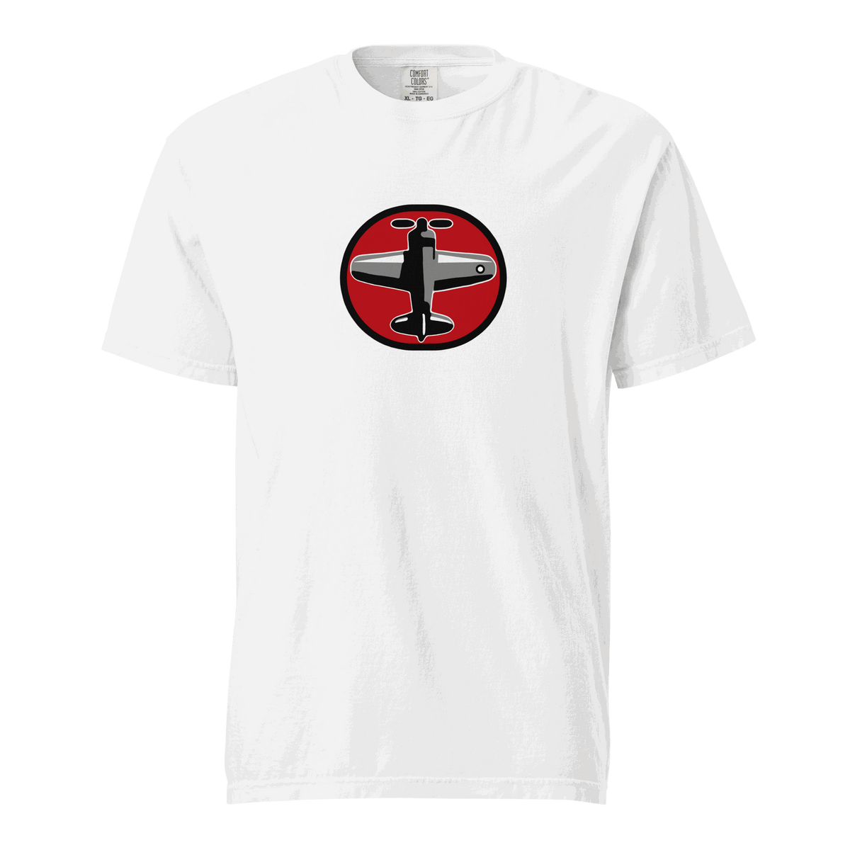 Prop 1 Unisex garment-dyed heavyweight t-shirt made of 100% ring-spun cotton with relaxed fit and durable double-needle stitching