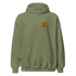 Queen Creek PCAR Club unisex green hoodie with front pocket and logo patch