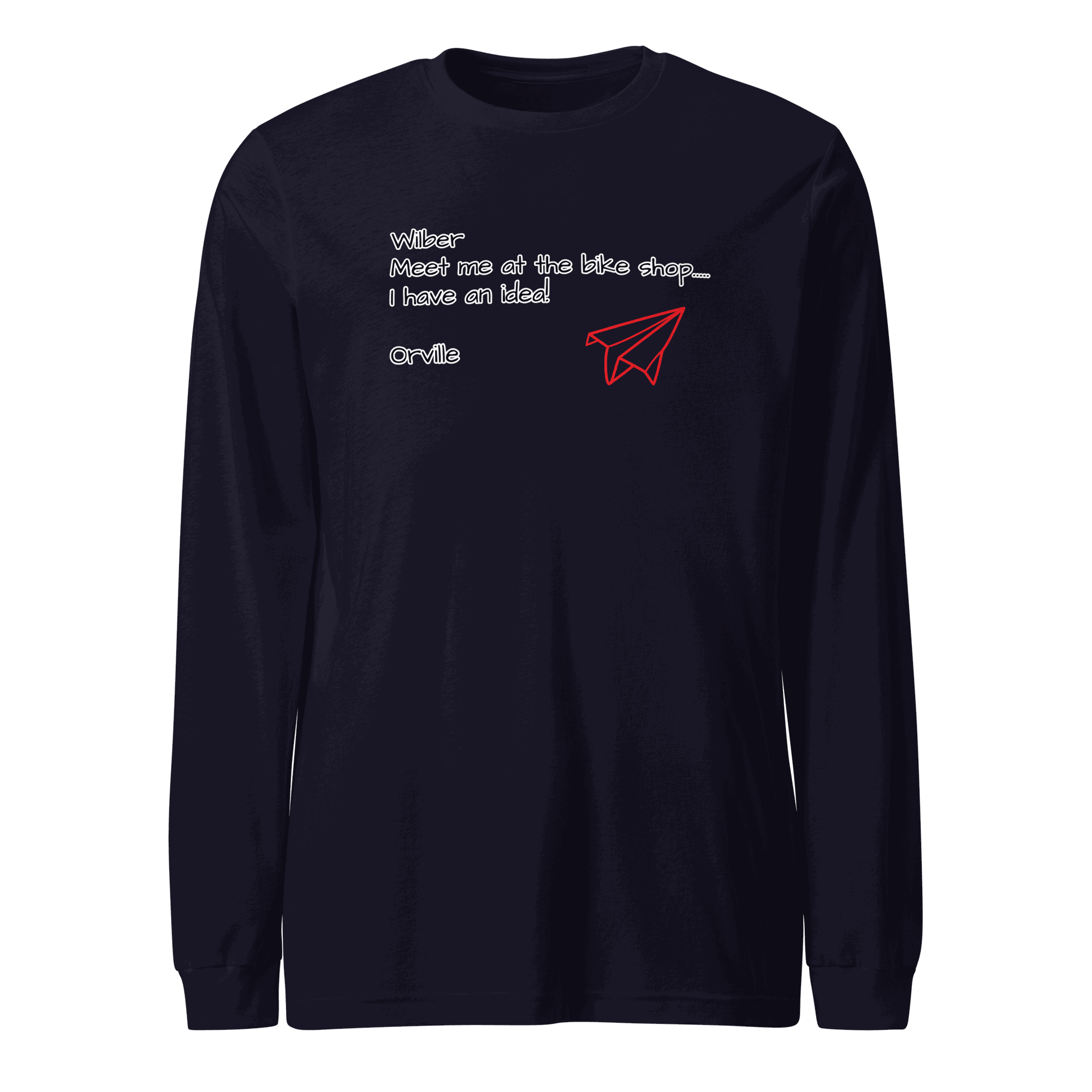 Bike Shop Unisex long sleeve tee in casual and versatile design