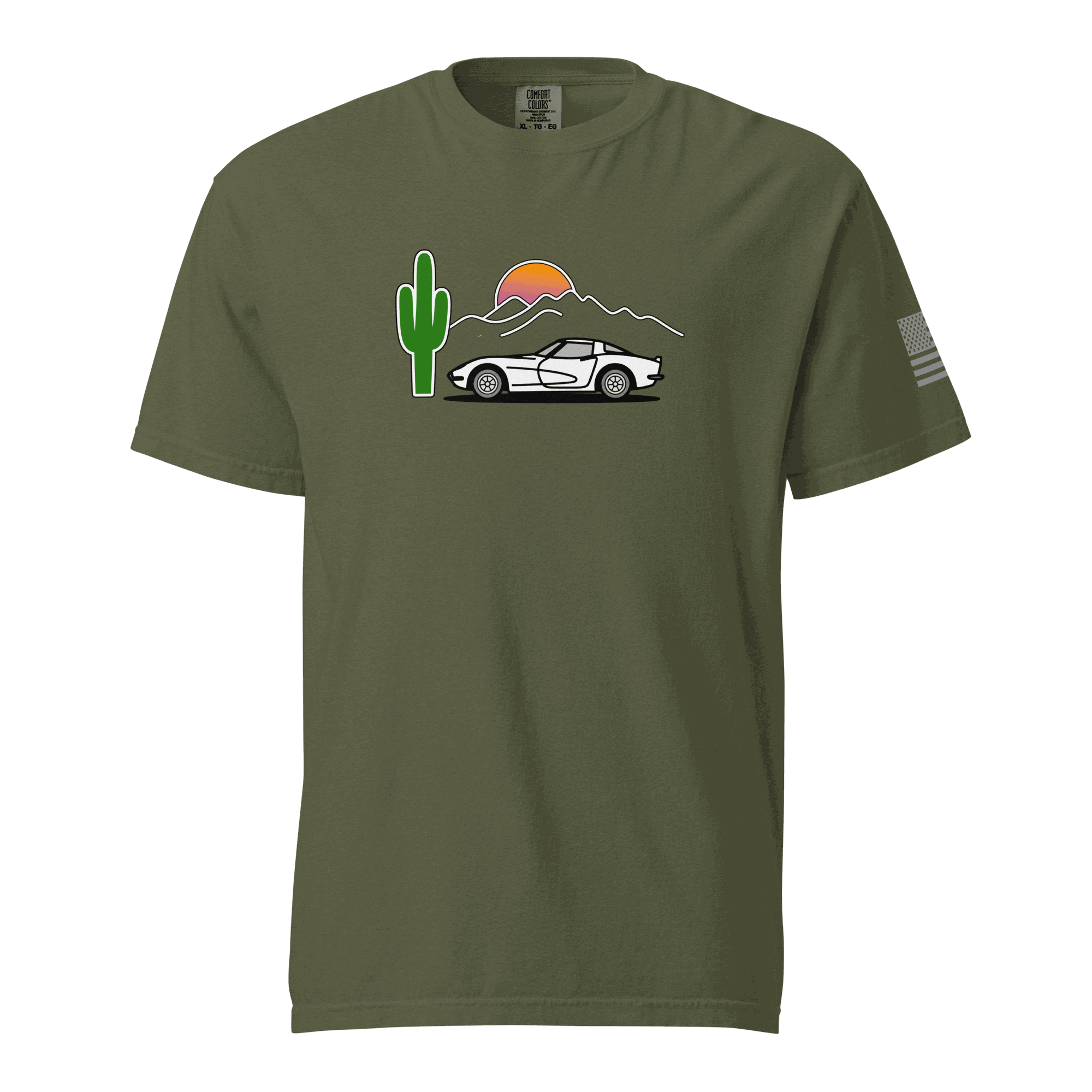 Vintage corvette t-shirt Retro Muscle Car Tee Classic - Prop and Piston