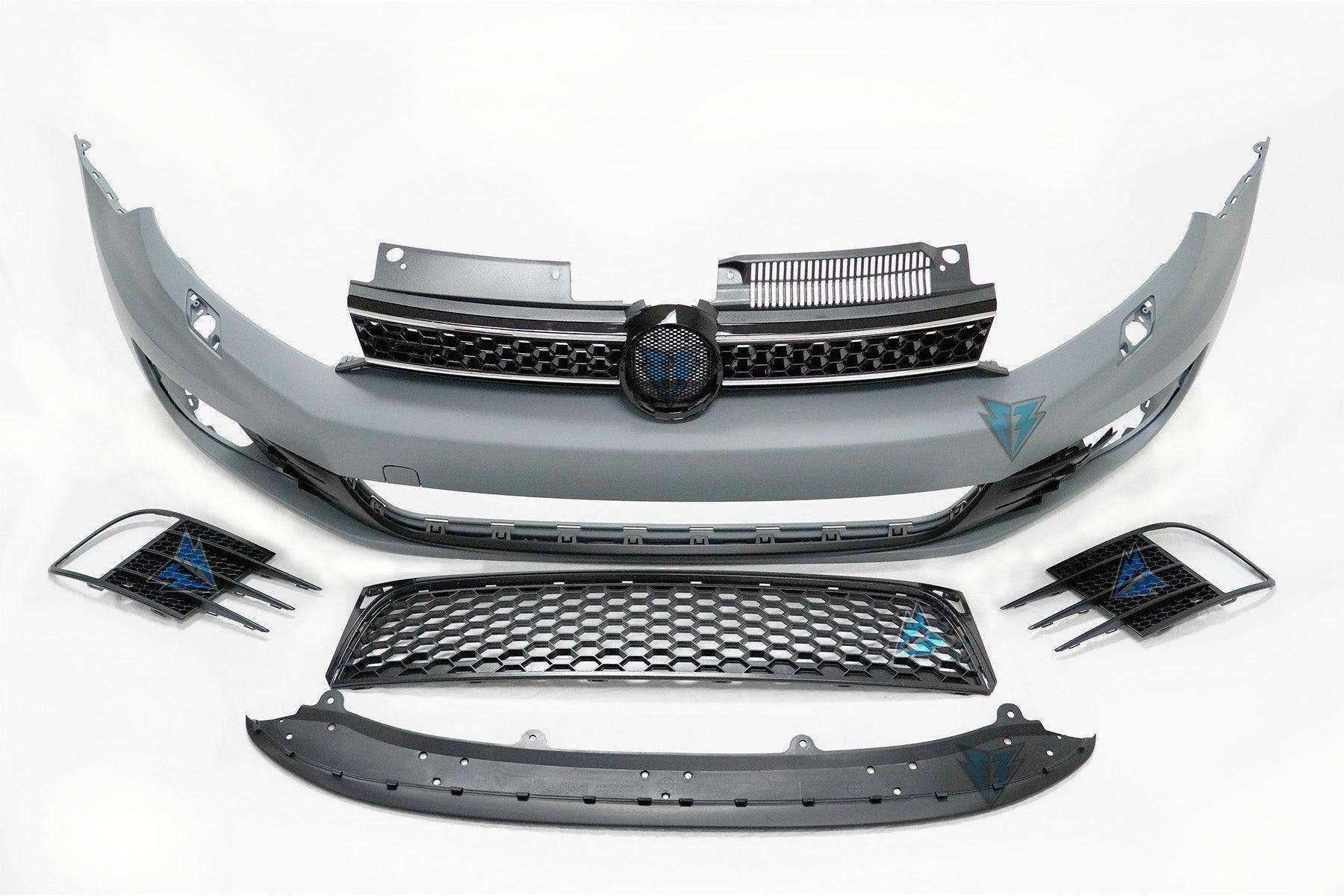 2010-2014 Volkswagen MK6 Golf GTI Style Front Bumper Conversion Kit - Prop and Piston