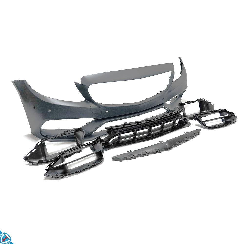 2019-2021 Mercedes-Benz (W205) Facelift C Class to C63 AMG Style Front Bumper Conversion Kit - Prop and Piston