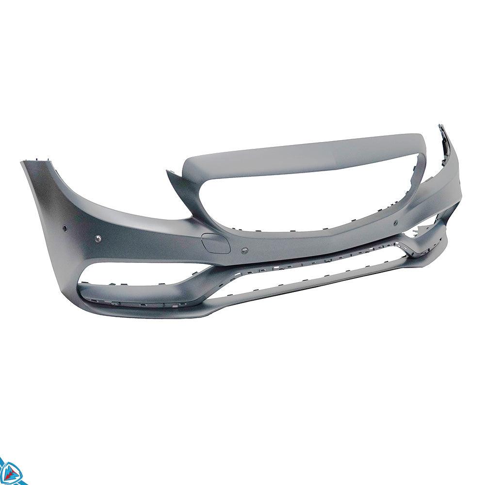 2015-2018 Mercedes-Benz (W205) Pre-Facelift C63 AMG Style Front Bumper Conversion Kit - Prop and Piston